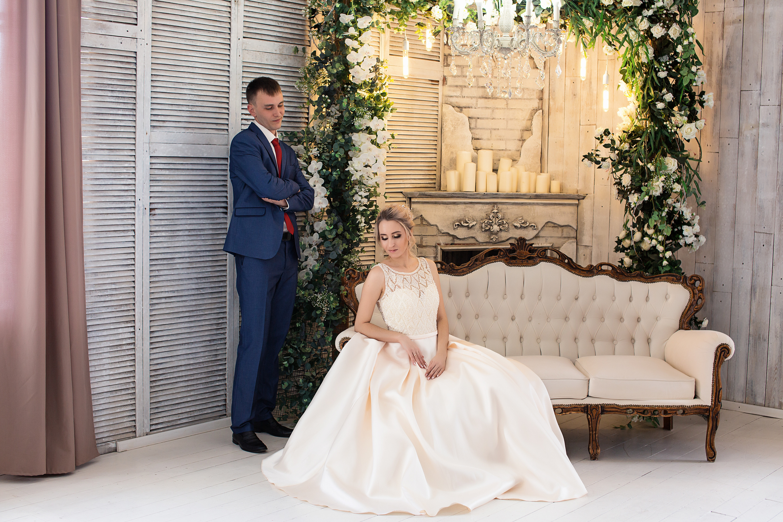 Свадебная съёмка в студии. Свадебный и семейный фотограф/видеограф в Краснодаре Наталья Осинская