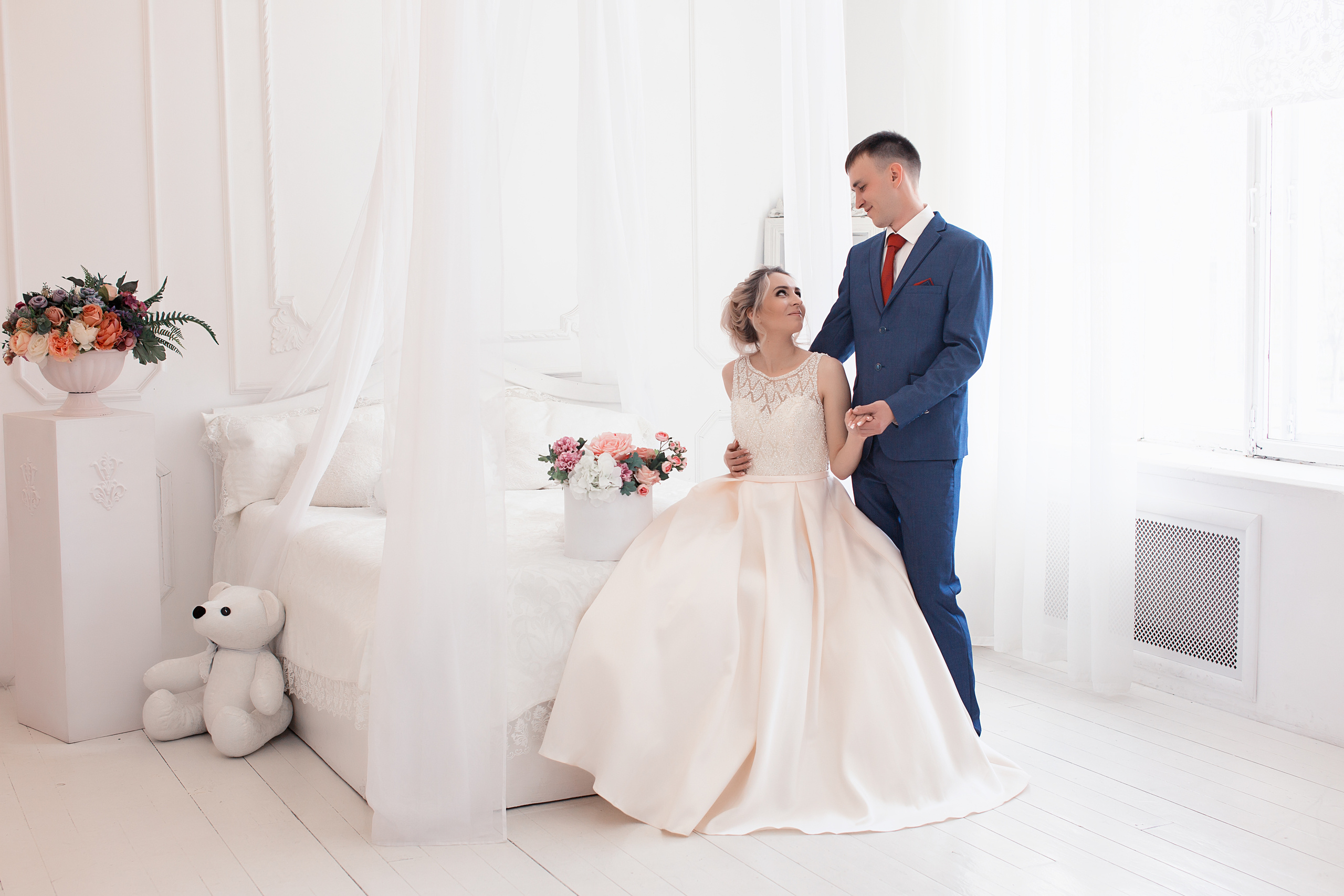 Свадебная съёмка в студии. Свадебный и семейный фотограф/видеограф в Краснодаре Наталья Осинская