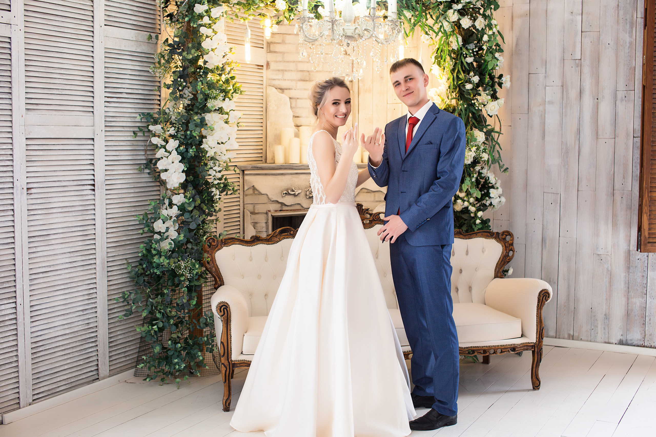 Свадебная съёмка в студии. Свадебный и семейный фотограф/видеограф в Краснодаре Наталья Осинская