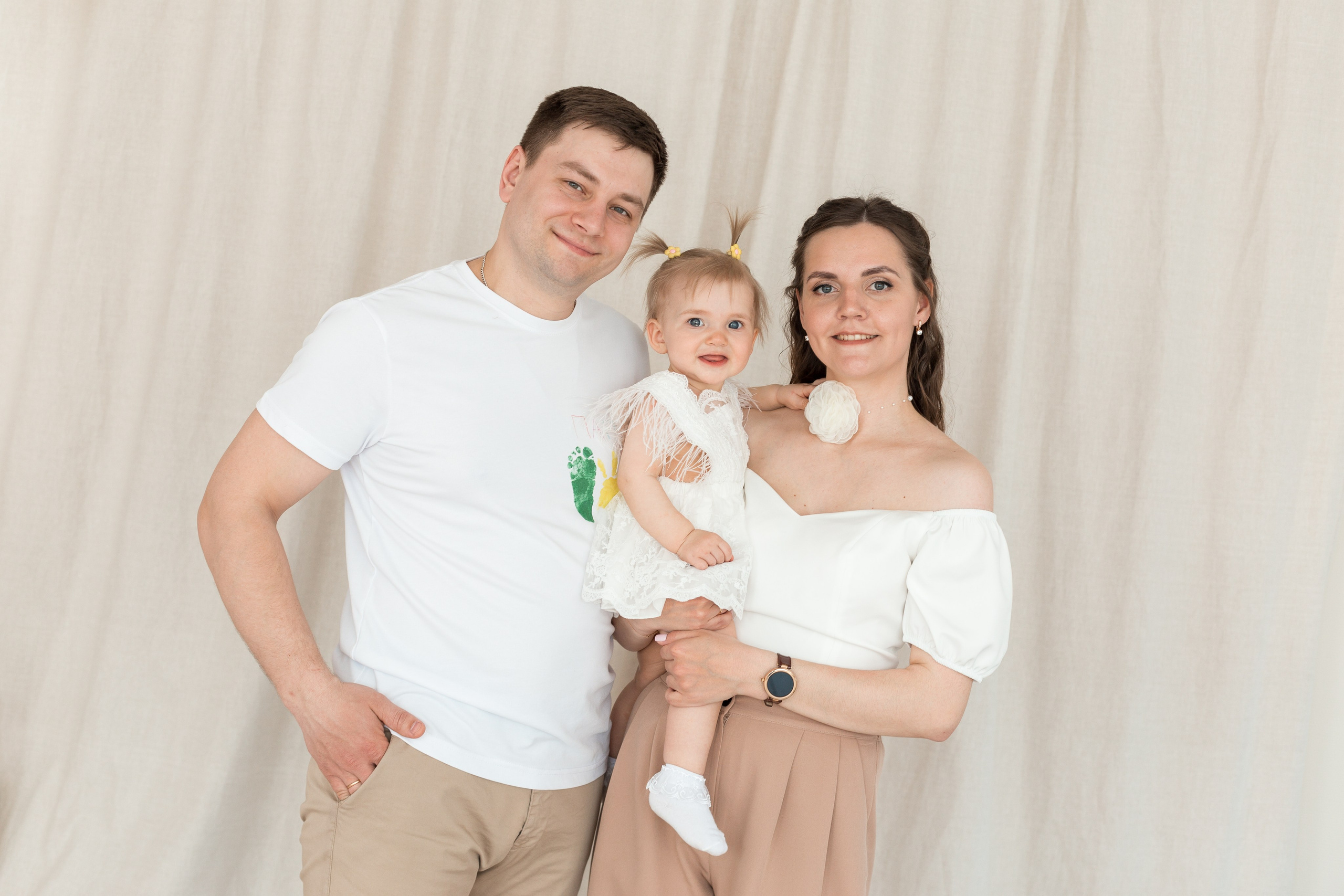 Семейная студийная съемка. Семейный и детский фотограф в Перми Ксения Масленникова