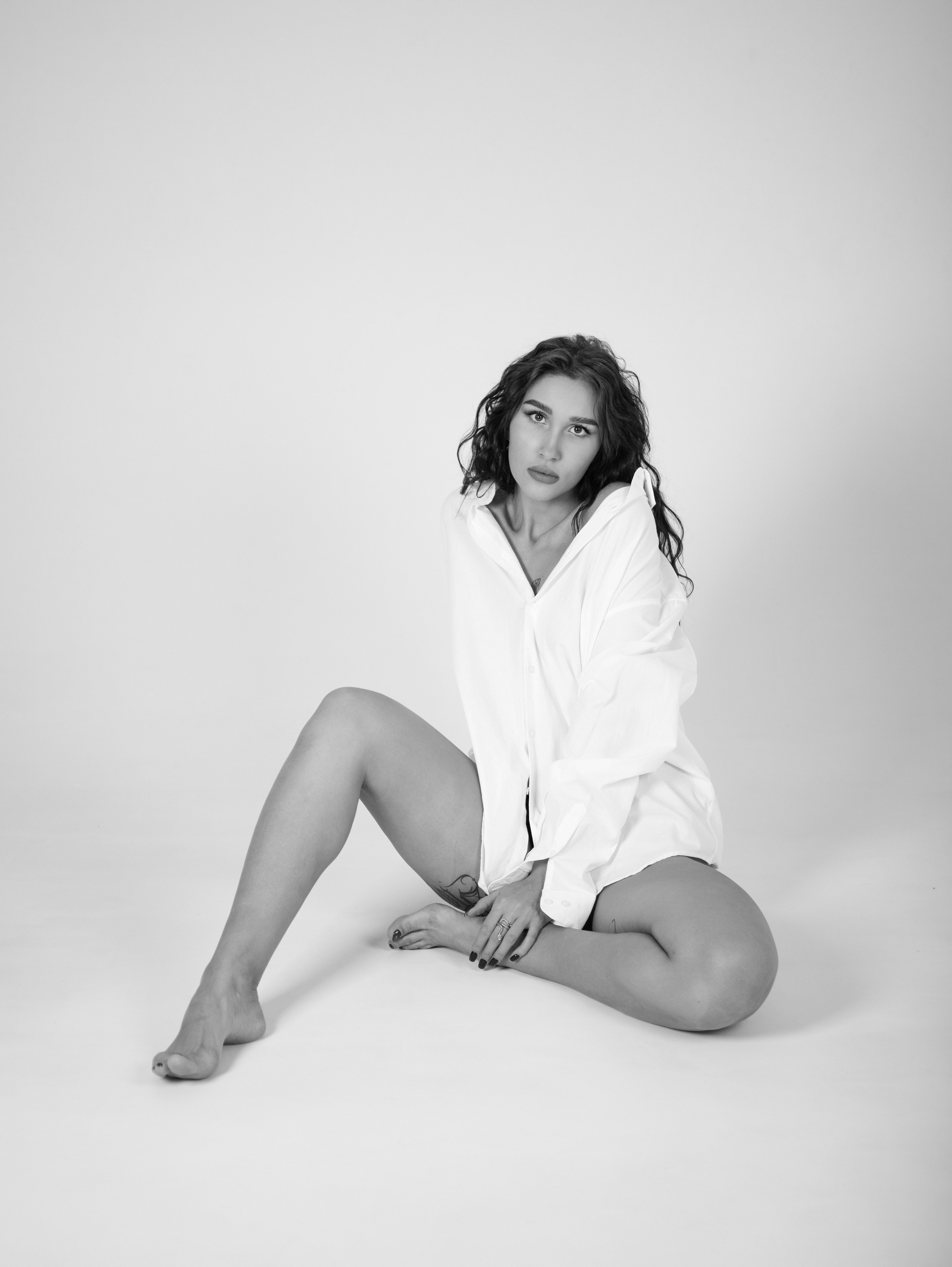 На циклораме. Свадебный и семейный фотограф в Москве Мила Широких