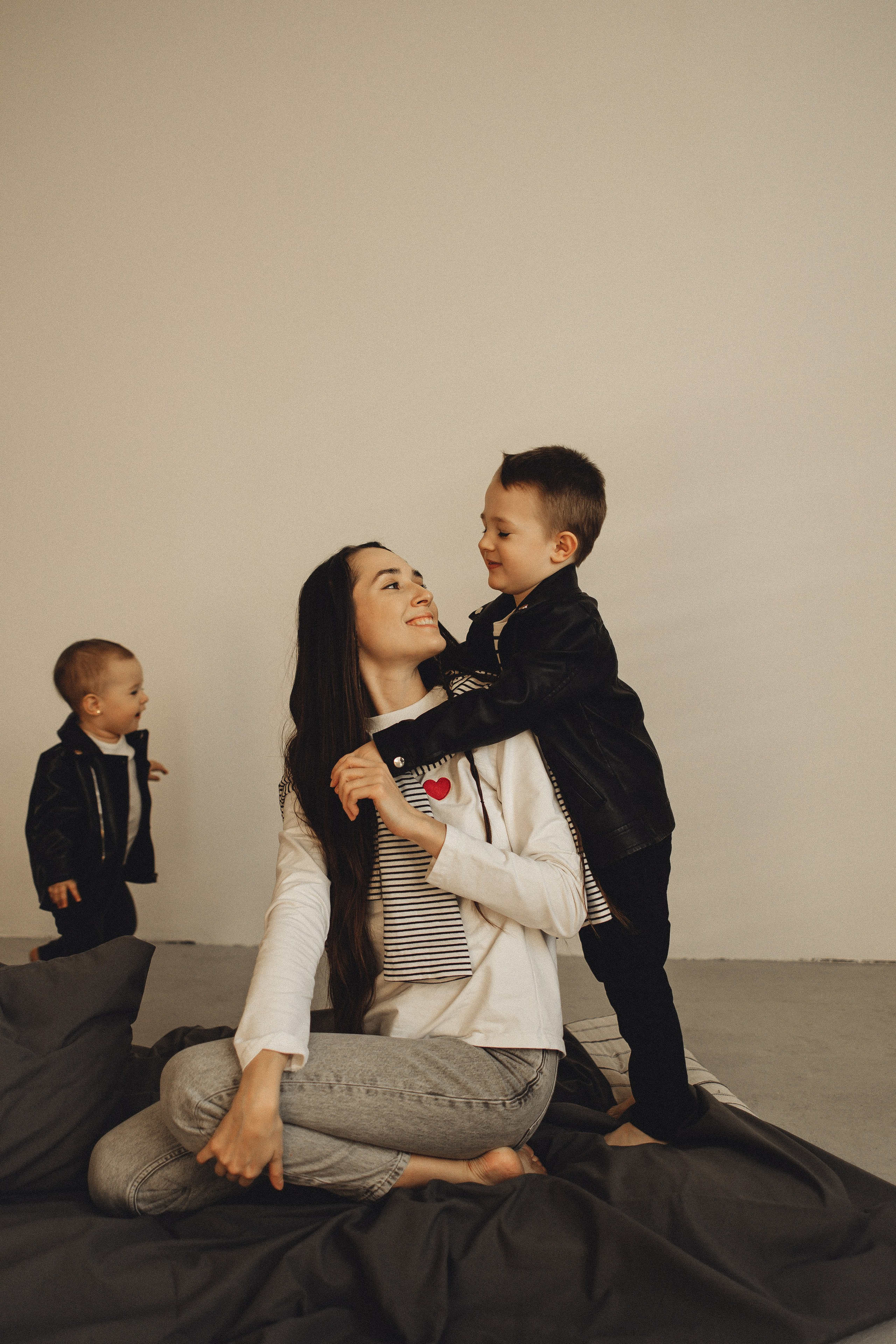 Семейная история в студии. Семейный и детский фотограф, таганрог, ростов-на-дону