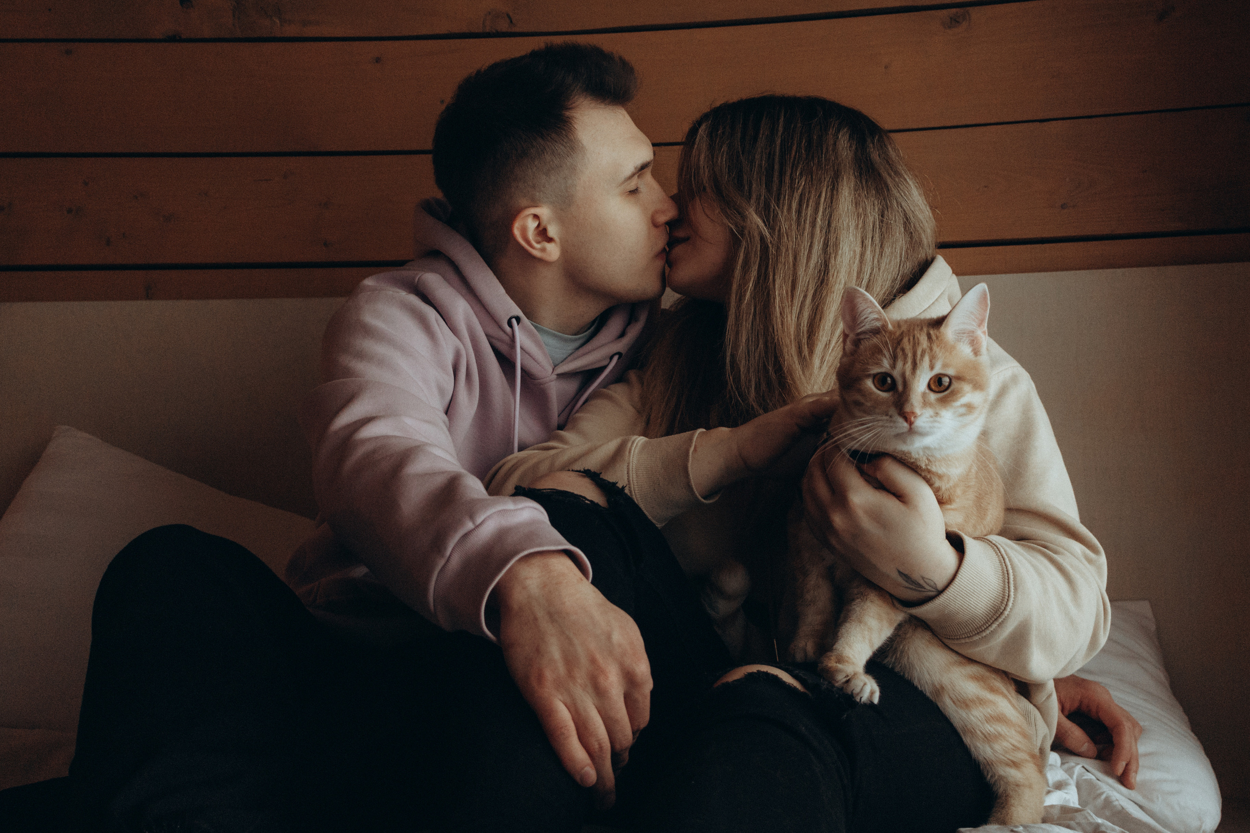 Двое, не считая кота. Фотограф Москва Алёна Суворова