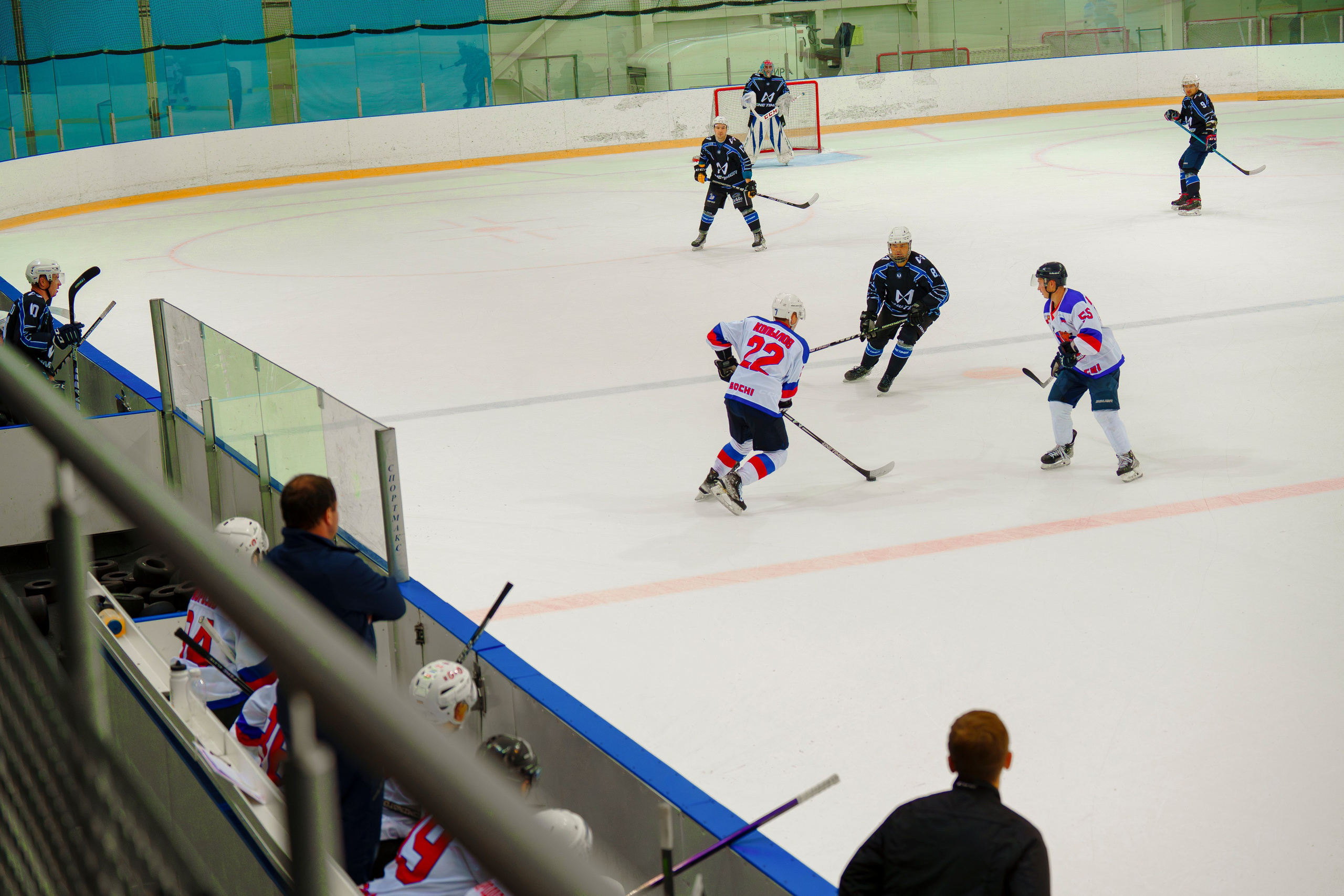 Фотосъемка хоккейных матчей в Сочи. Фотограф видеограф Геннадий Янбаев в Сочи, Краснодаре