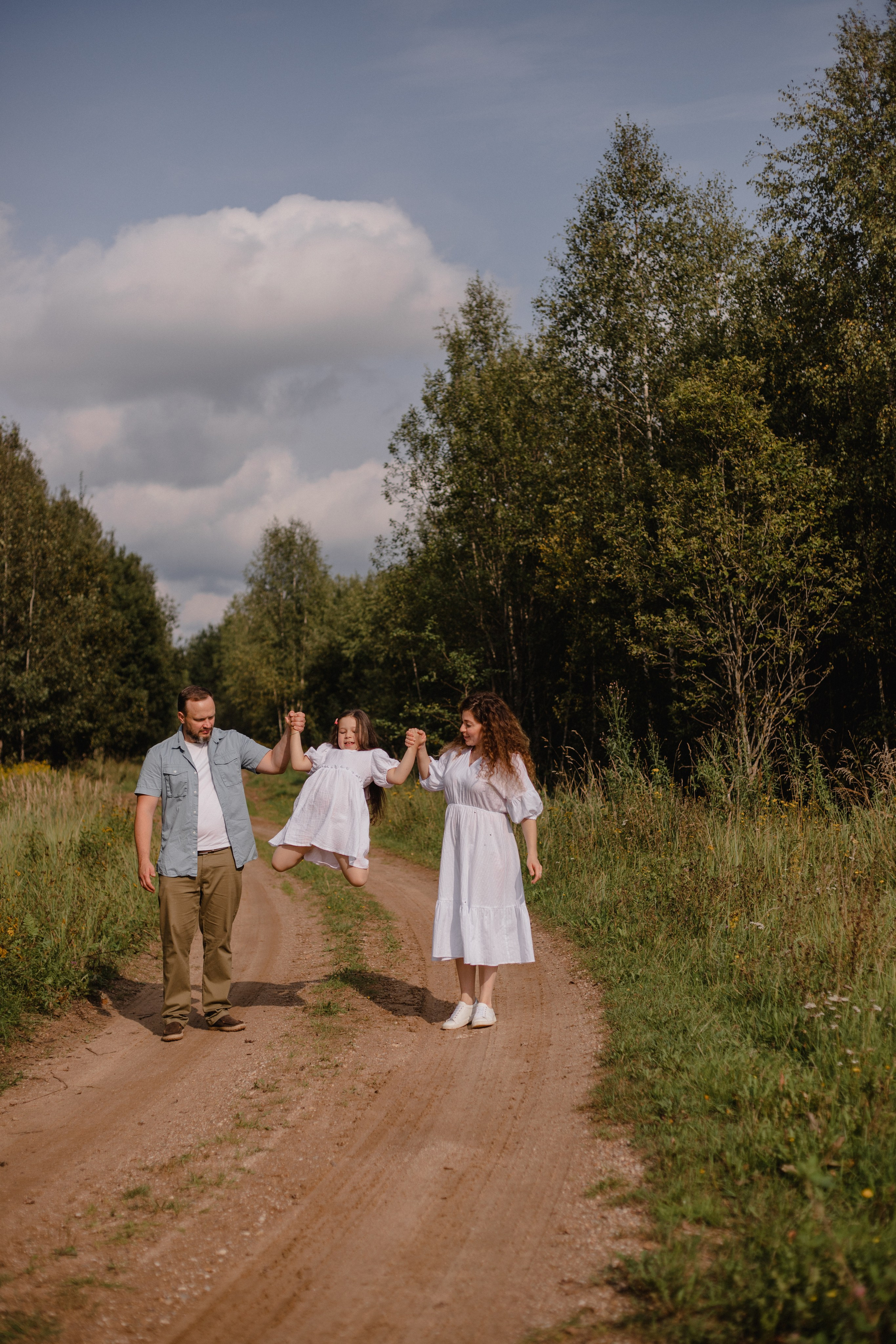 Семейная съёмка в поле