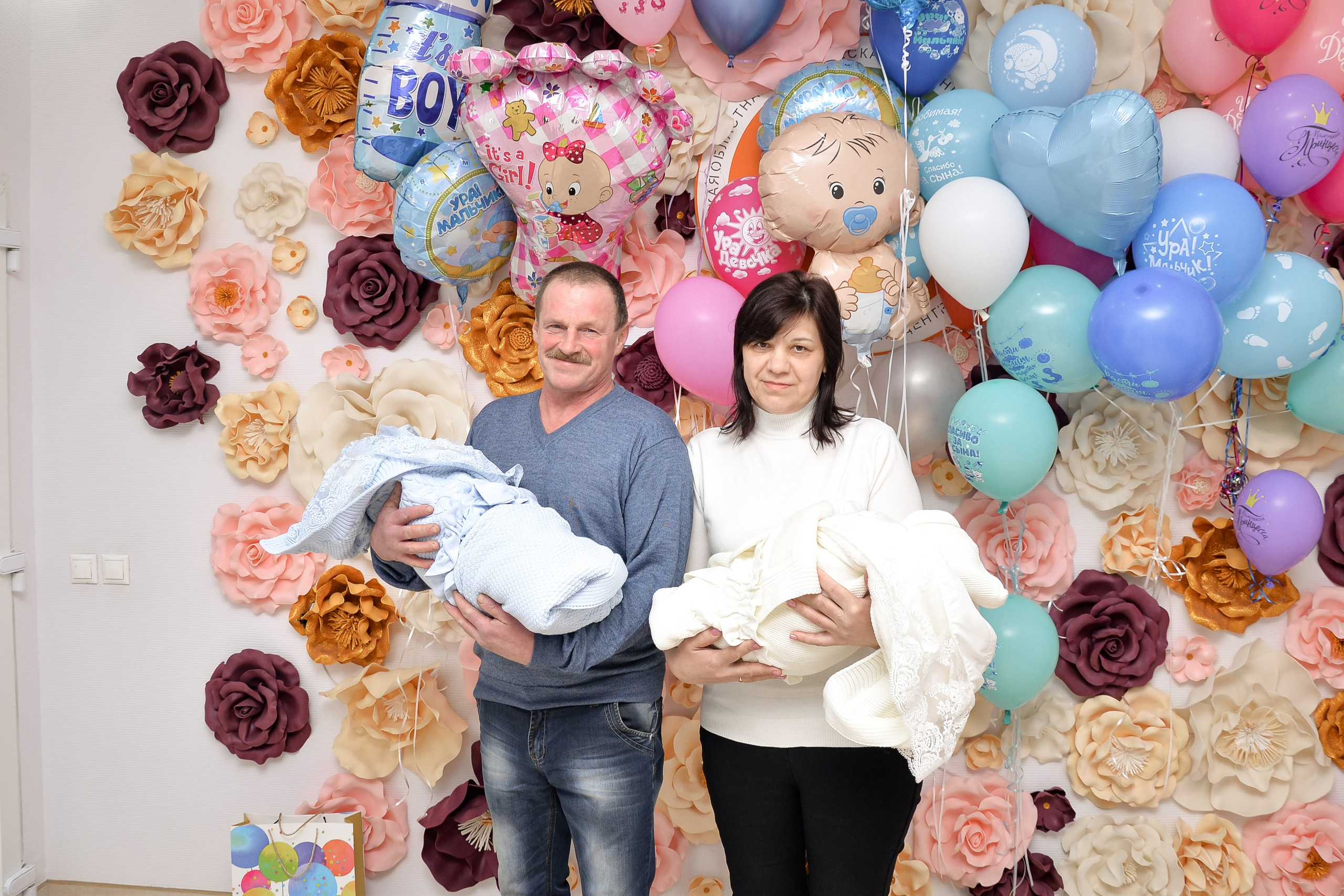 Выписка Королевской двойни. Семейный и свадебный фотограф Галина Абакумова, фотосессии в Белгороде