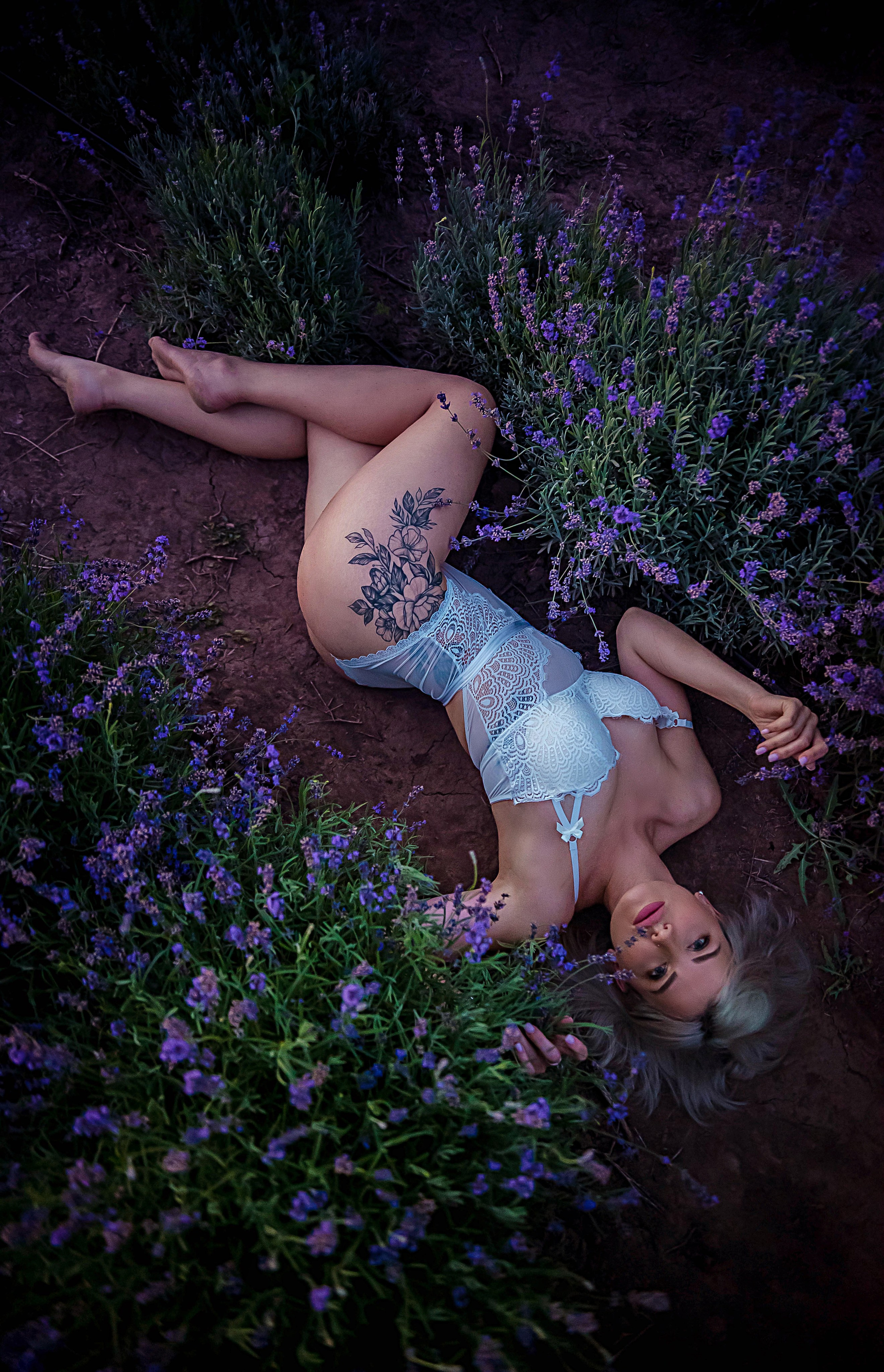 Олечка в Лавандах. Арт-фотограф Евгений Матвиенко