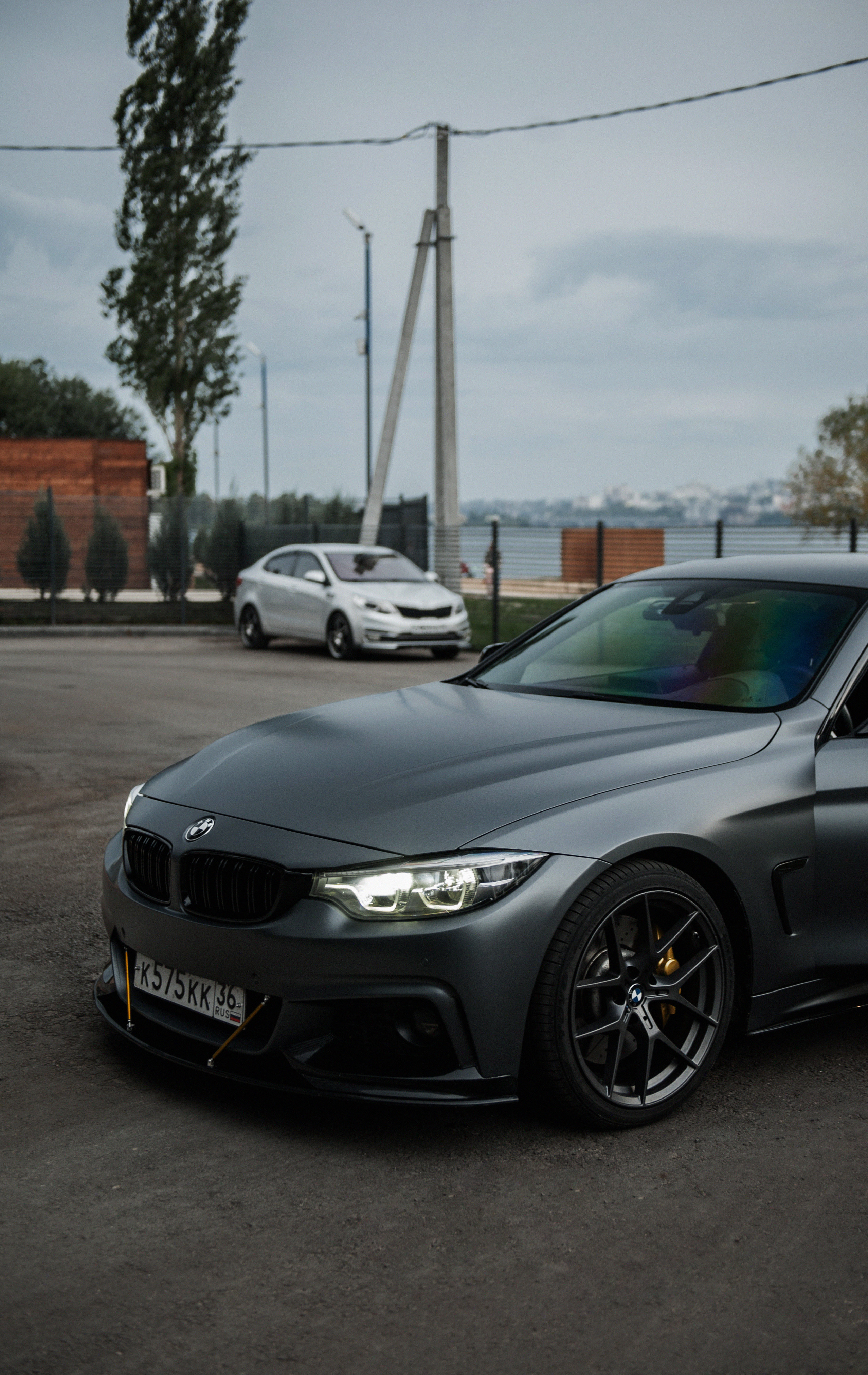BMW 4 + girl. Автомобильный фотограф Светлана Усова