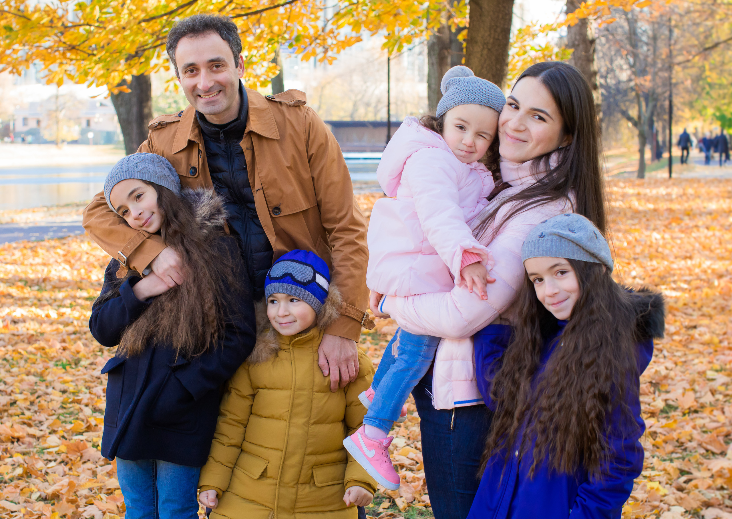 Съёмка многодетной семьи. Портретный и семейный фотограф Юлия Герман