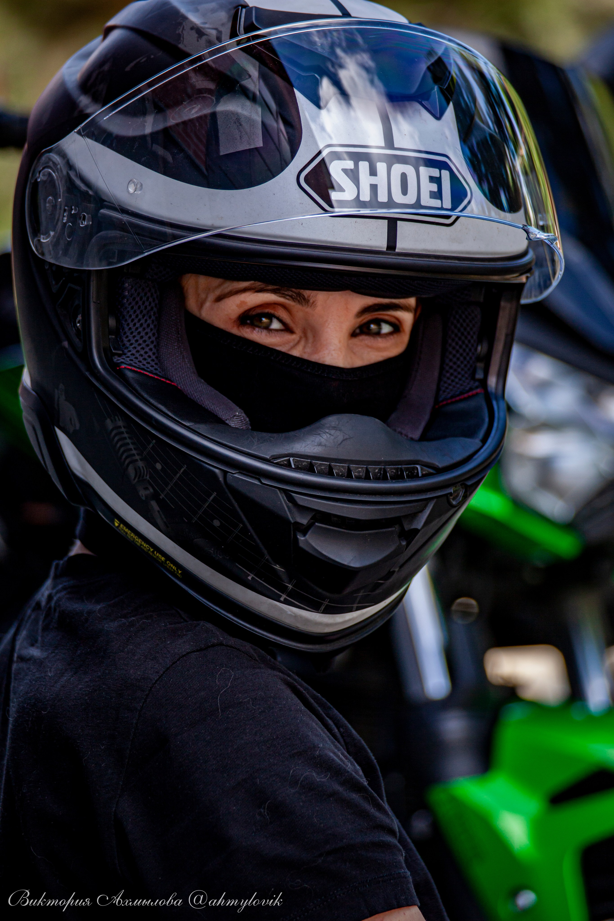 Света Веркова (Kawasaki Ninja Z400). Виктория Ахмылова. Фотограф в Москве