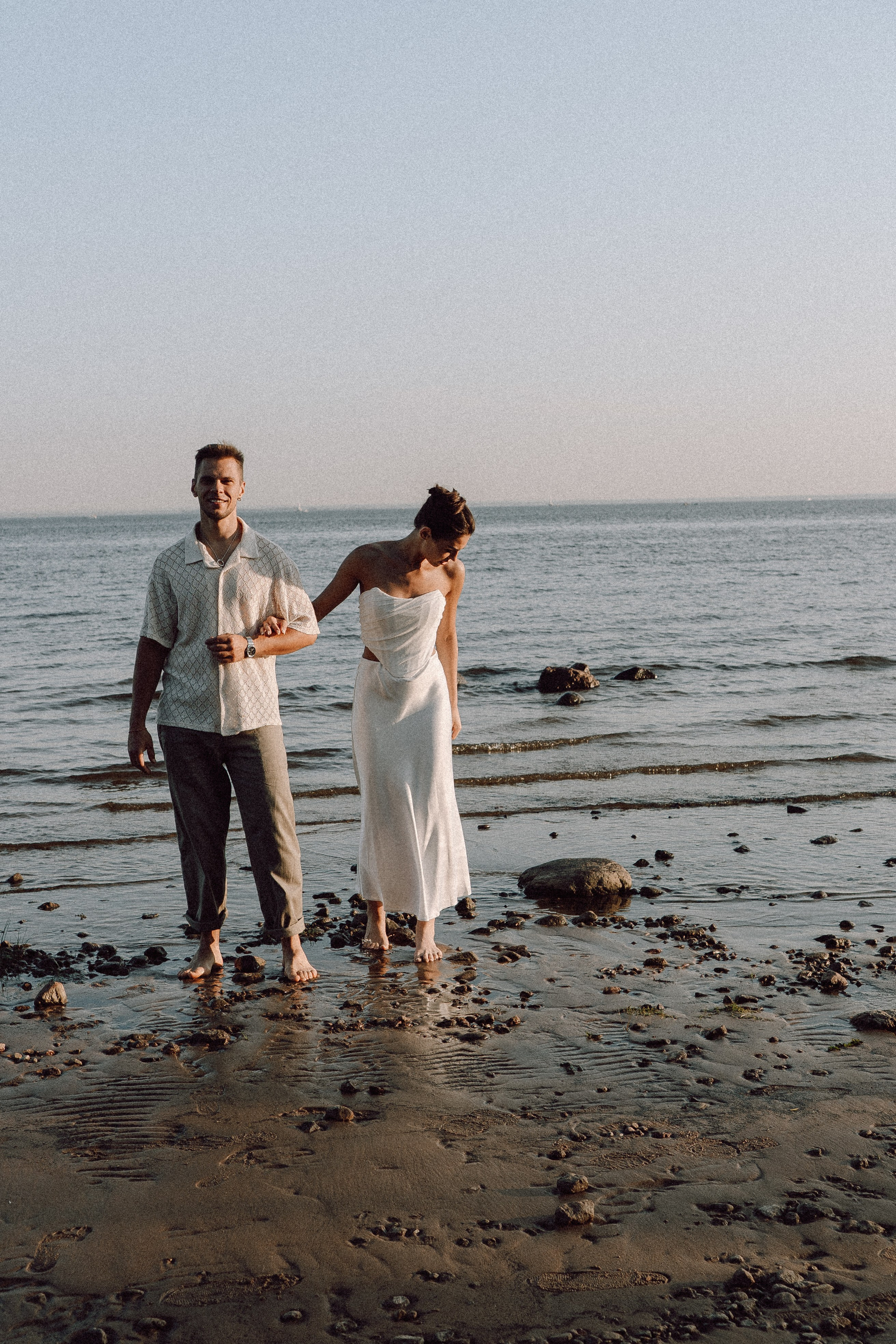 СВАДЕБНАЯ ФОТОСЕССИЯ ВЫЕЗДНОЙ ЦЕРЕМОНИИ (ФИНСКИЙ ЗАЛИВ). Профессиональный фотограф, Санкт-Петербург — Виктория Богомолова