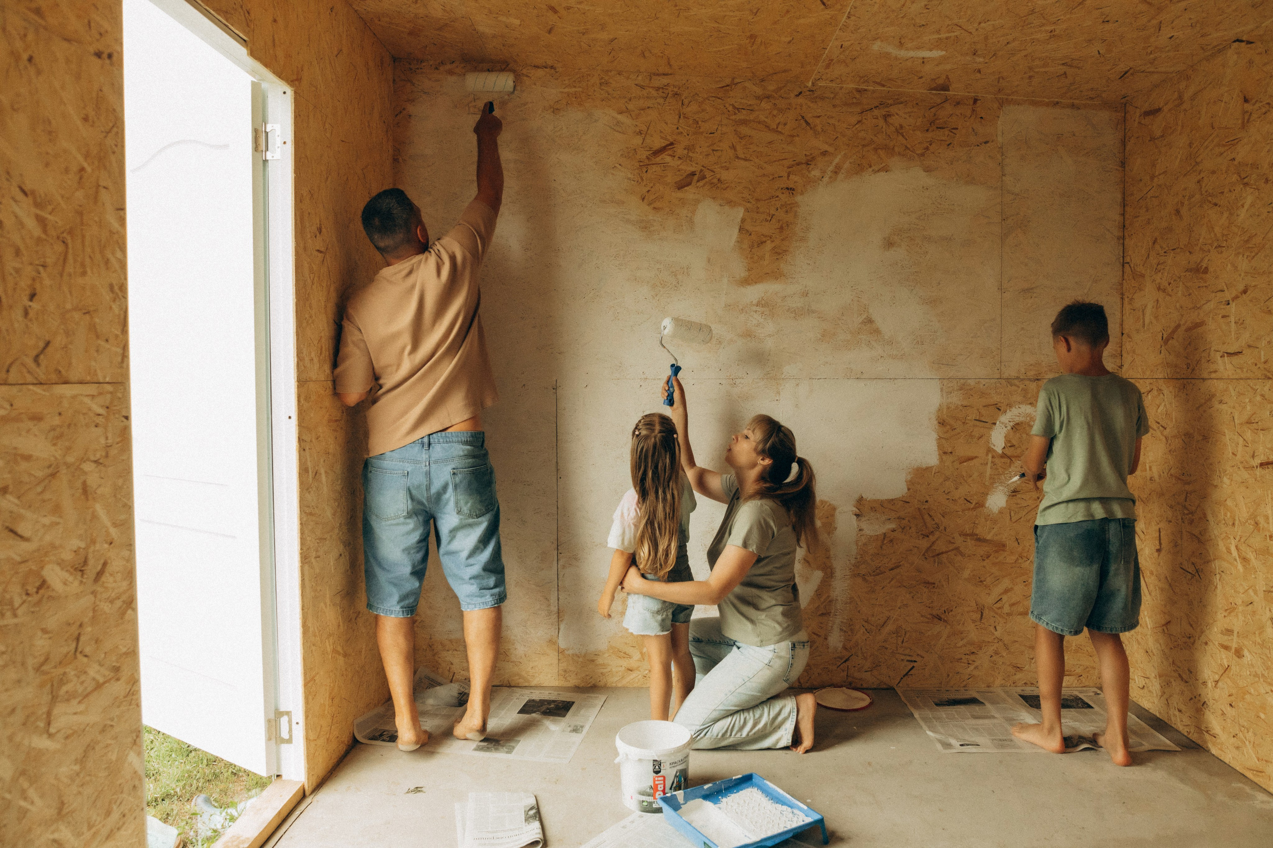 Коля, Марина, Даня и Маруся. Семейный фотограф и детский фотограф в Волгограде Алеся Бутакова — дет