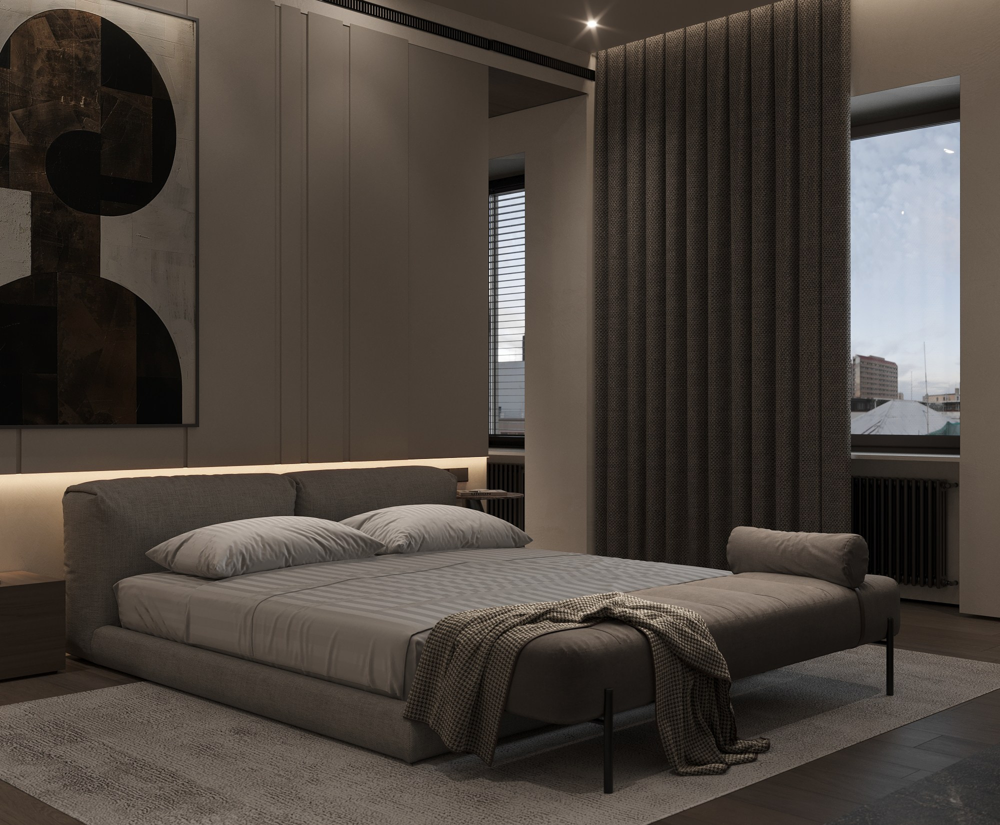 Patriarch Ponds Apartment. Алла Нечаева|Интерьерная визуализация