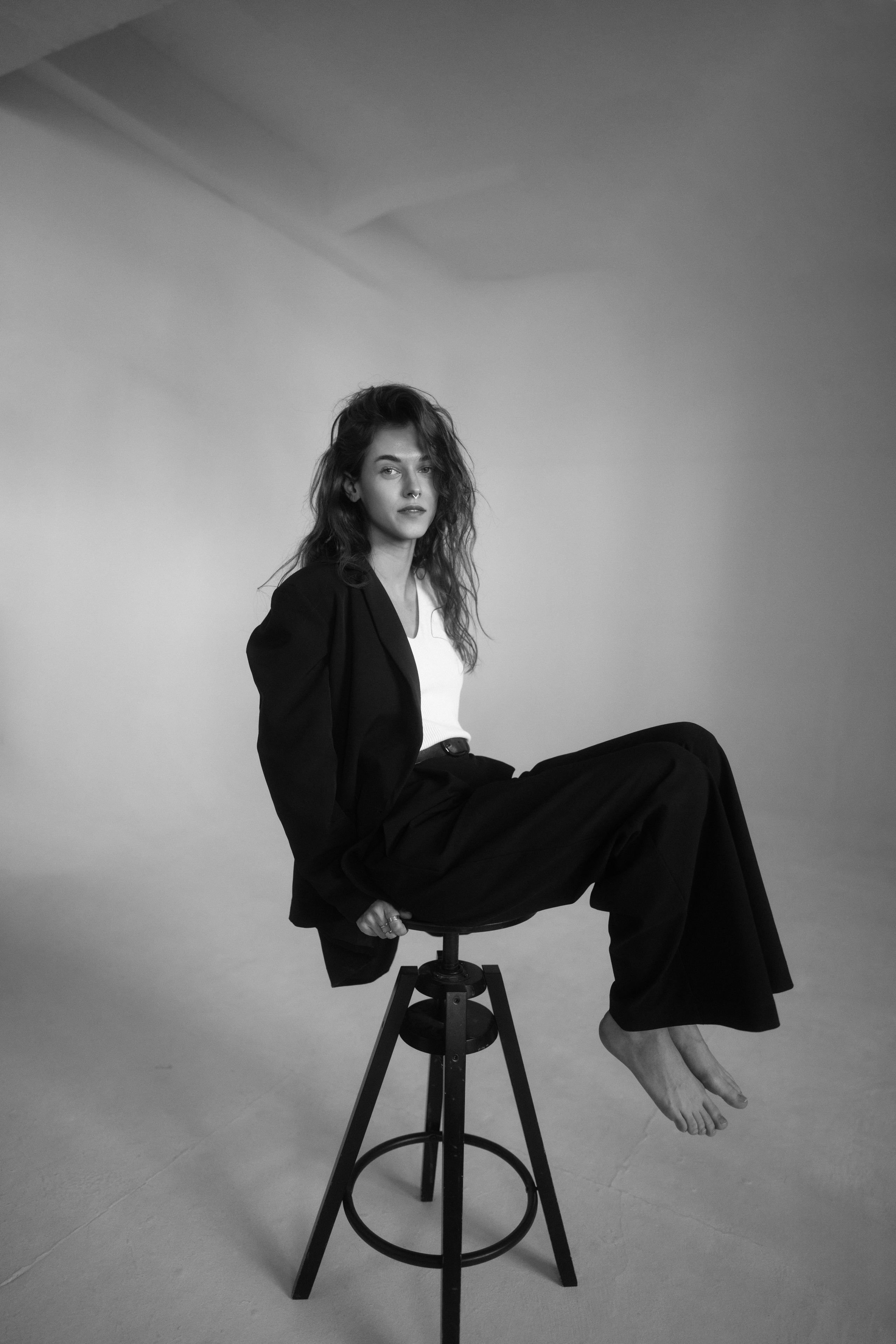 Портретная фотосессия Тани в студии, Казань — Нежность и стиль