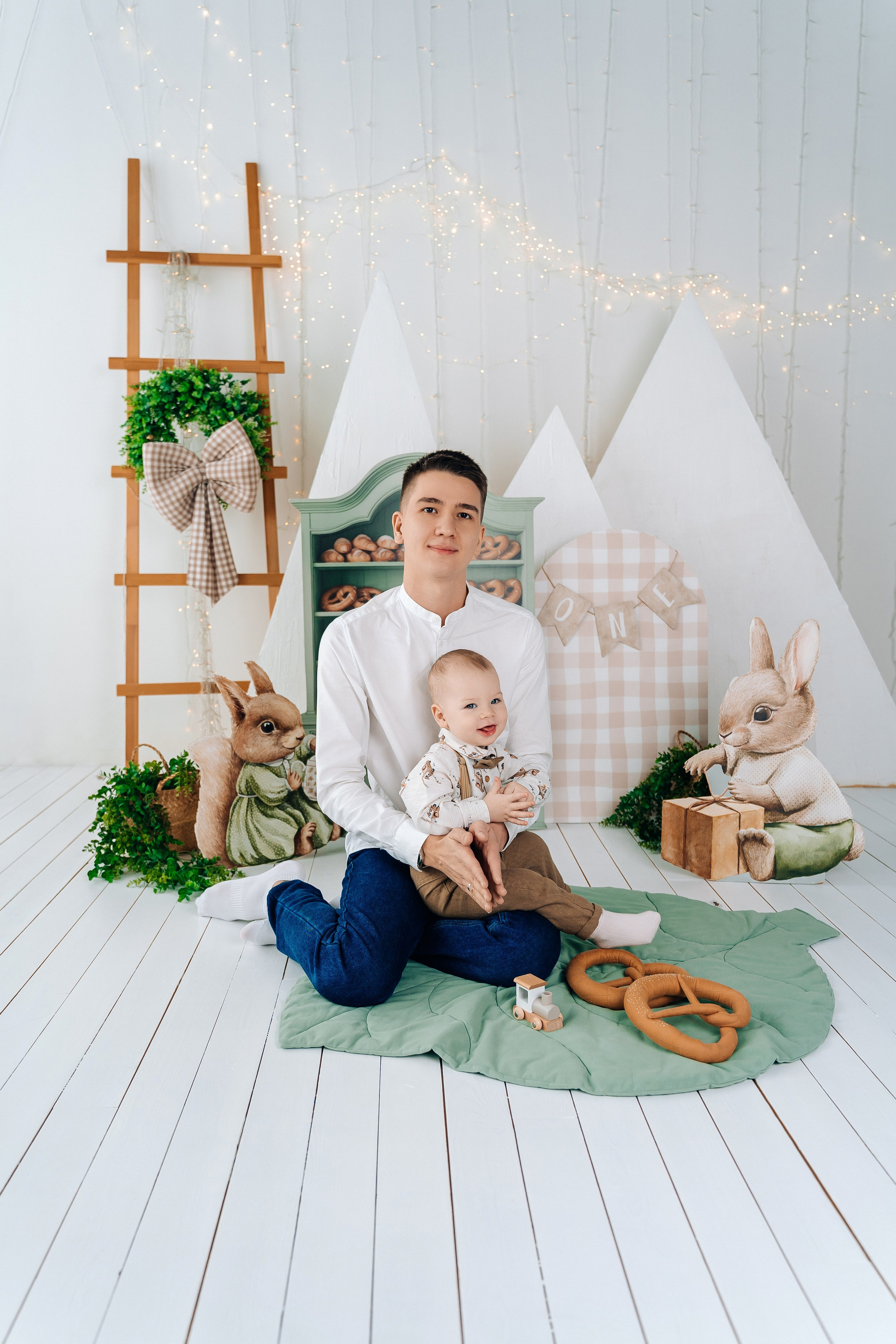 1 годик. «Лама» Детская фотостудия Уфа