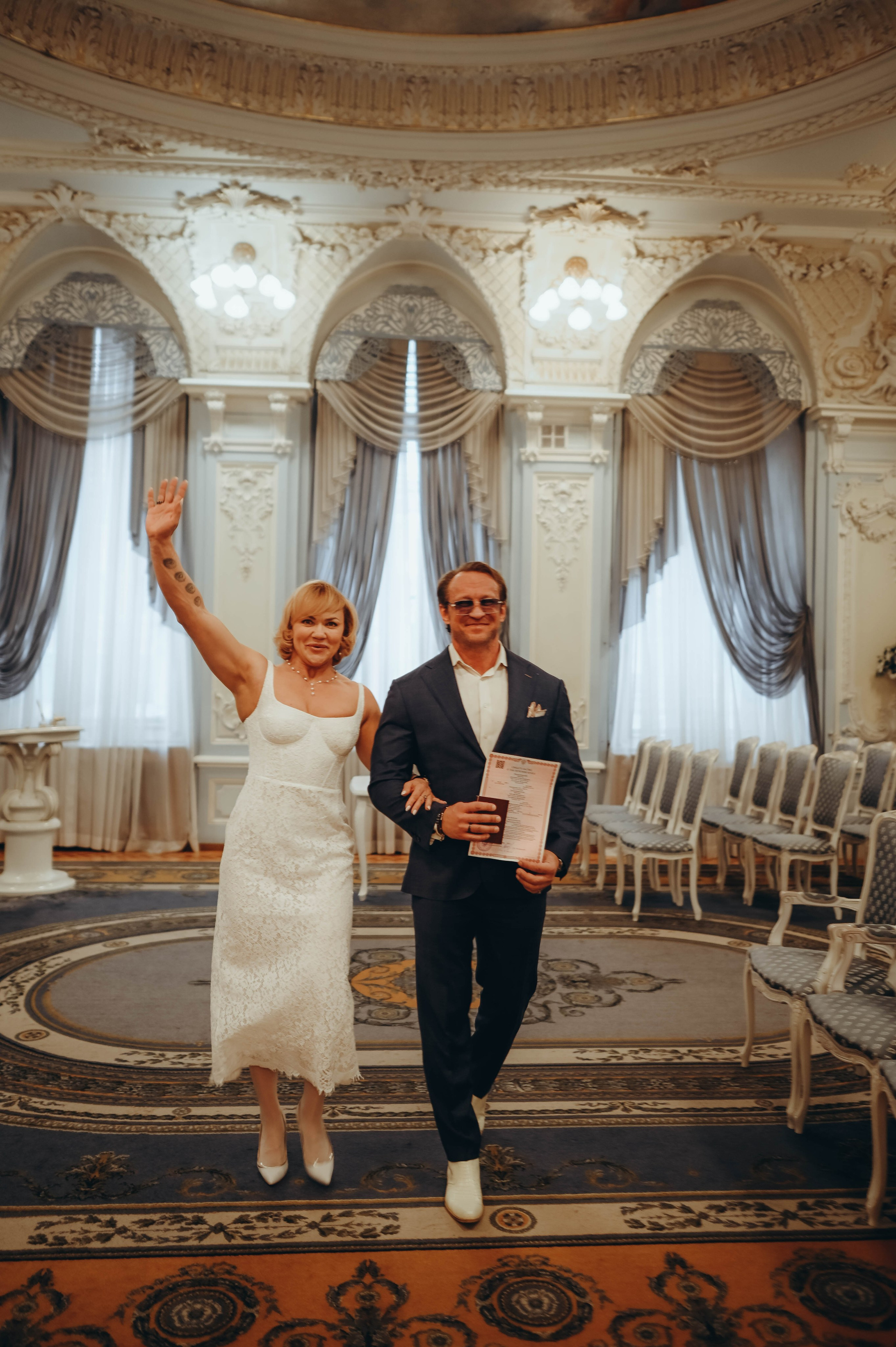 Роспись в ЗАГСе. Евгения и Дмитрий. Семейный и свадебный фотограф в Санкт-Петербурге Яна