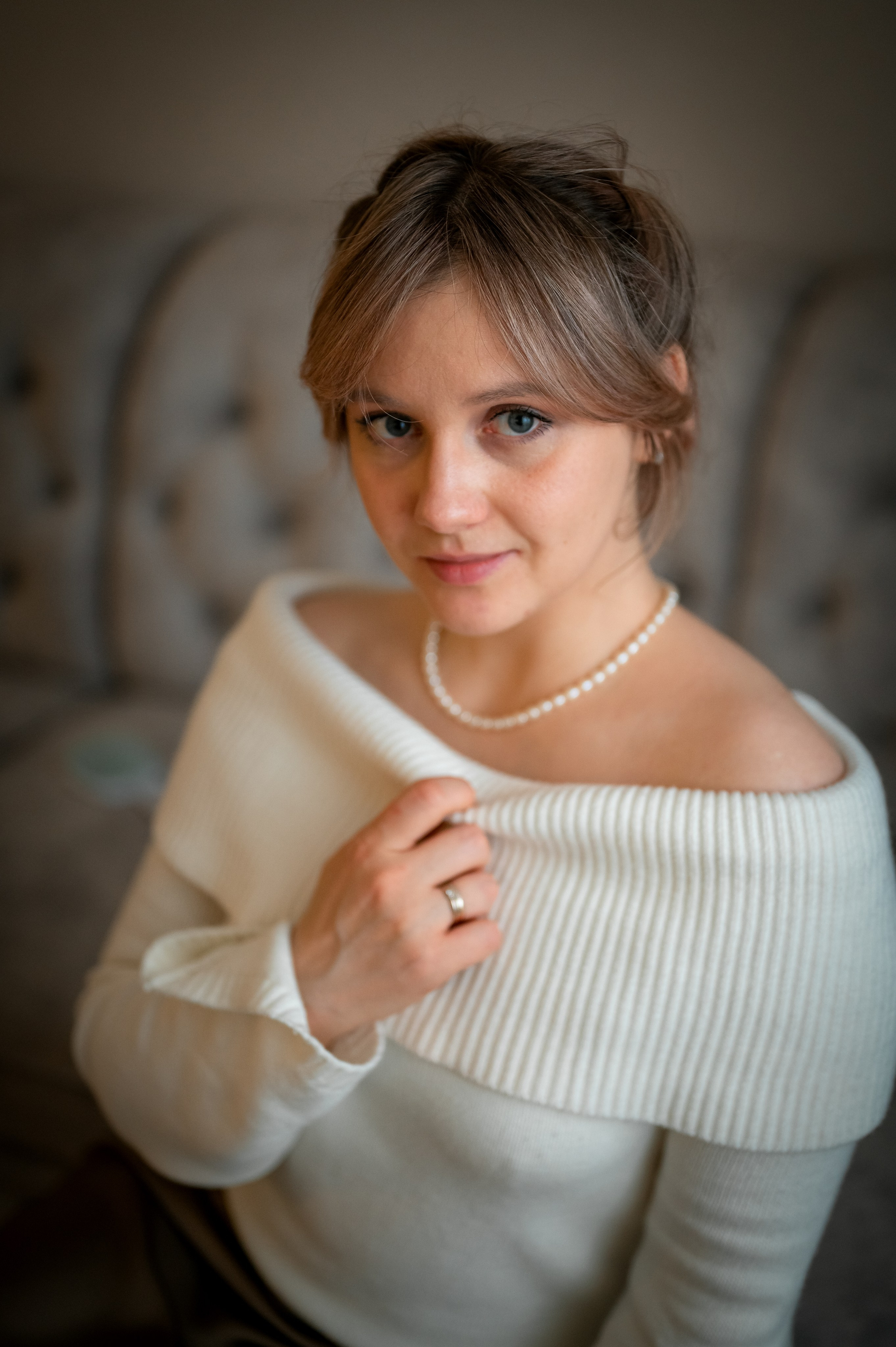 Домашняя новогодняя фотосессия. Фотограф новорождённых, семейный, школьный в городе Калуге Евгения