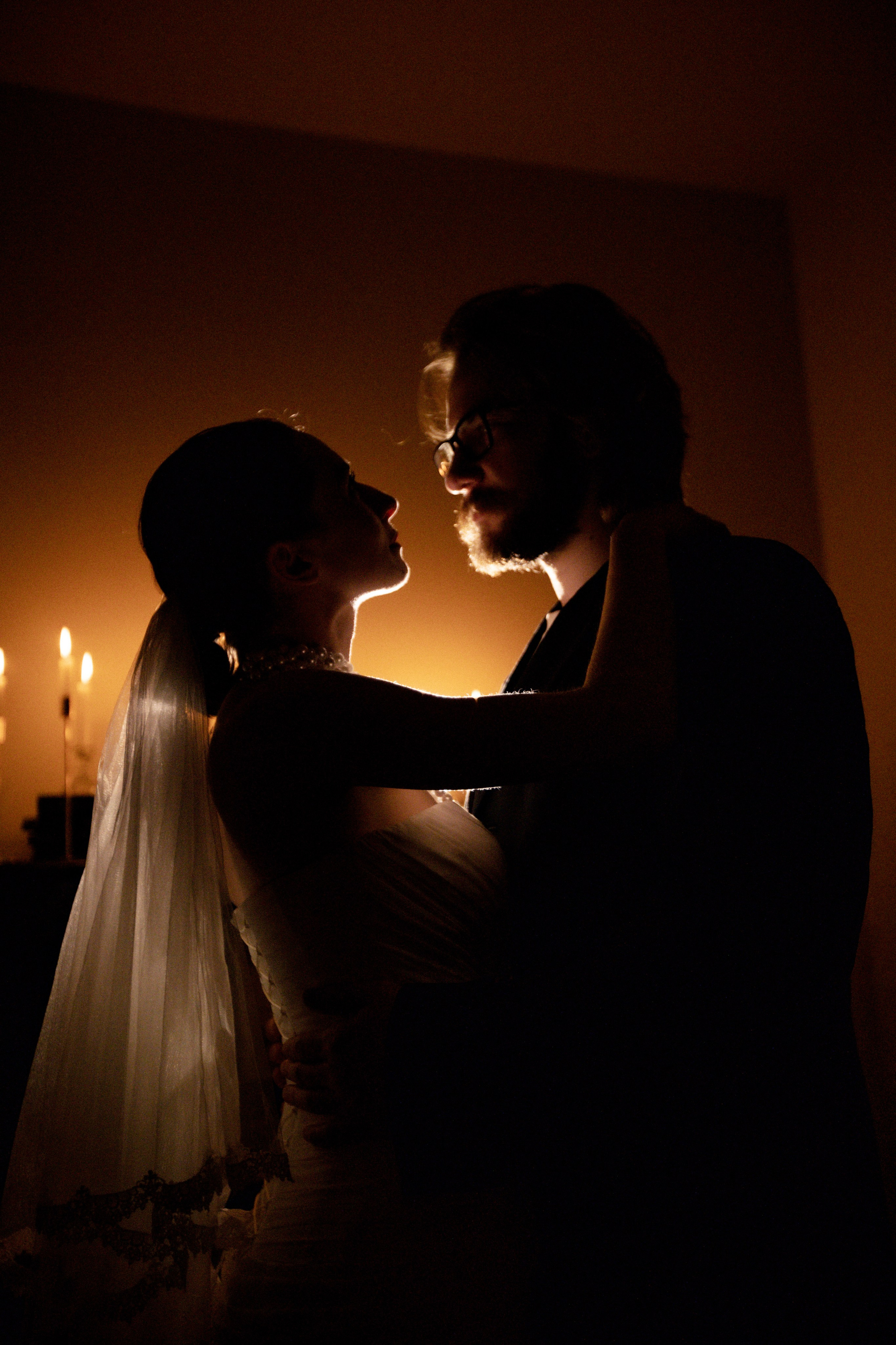 Вечер*свечи*поцелуи. Фотограф Яна Белая