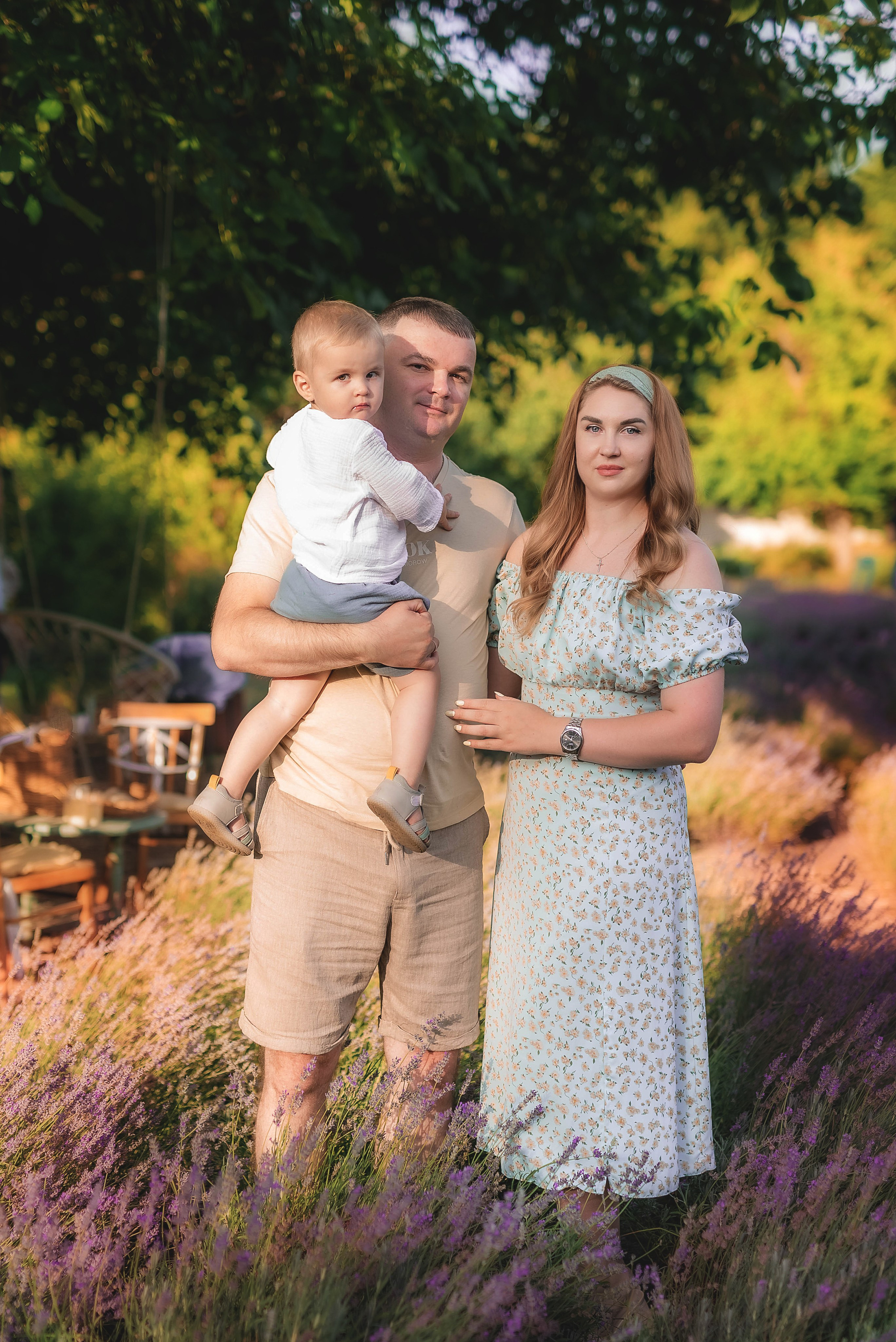 Семейная фотосессия в лаванде. Семейный, детский фотограф в Воронеже Анна Никитина