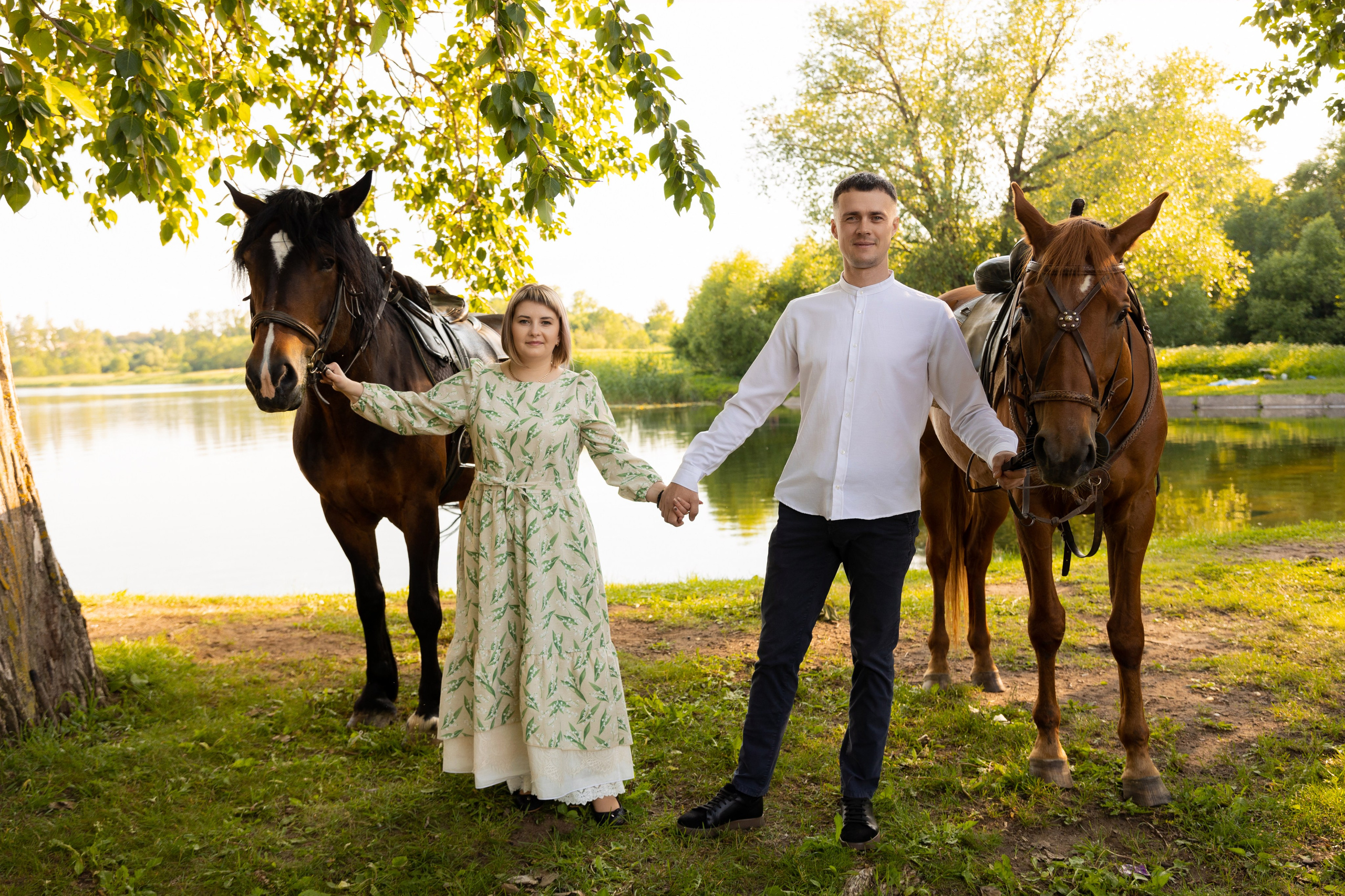 Фотопрогулка на лошадях. Семейный и свадебный фотограф в Санкт-Петербурге Татьяна Швыкова