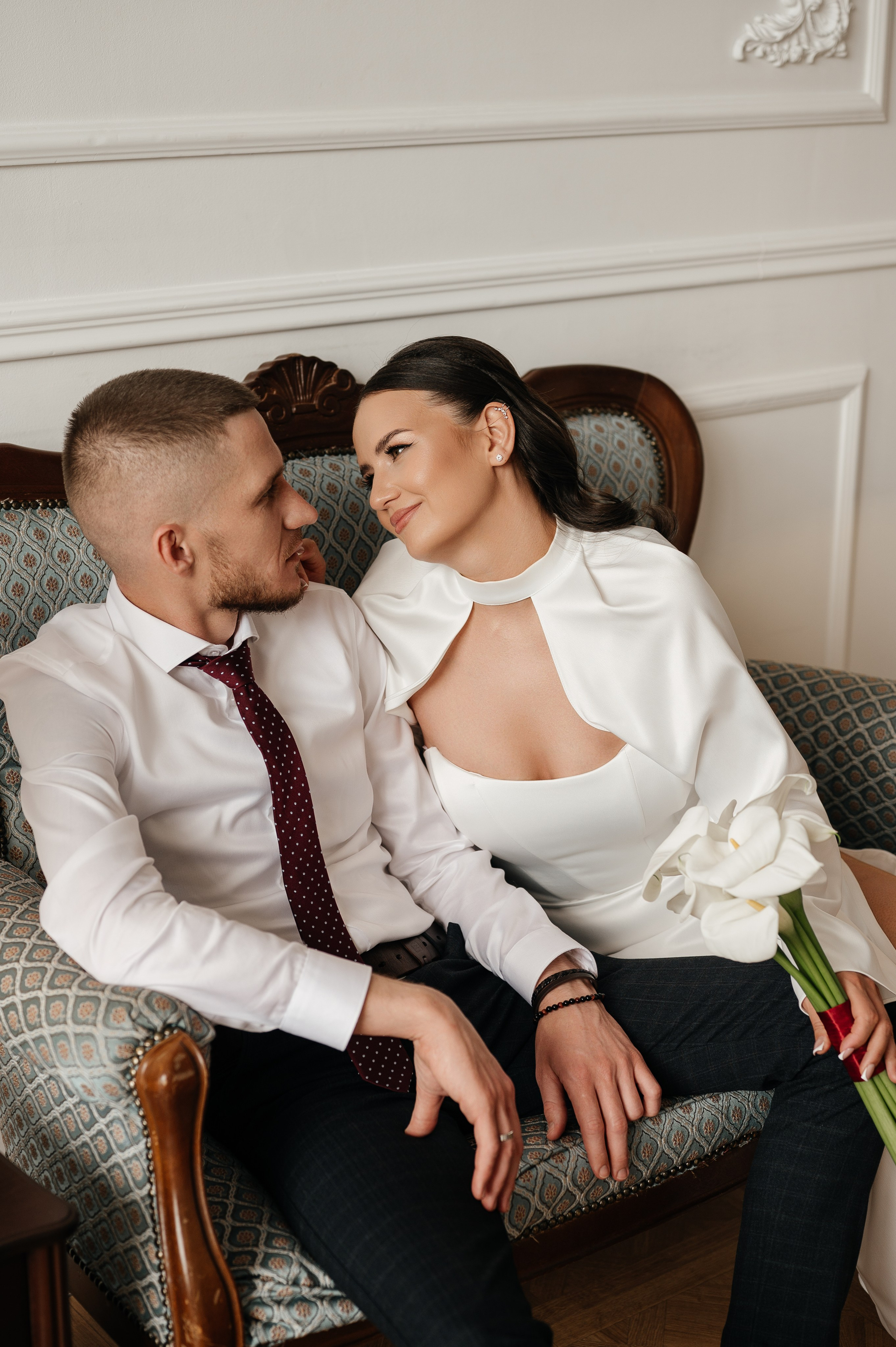 Свадебная фотосессия в студии. Свадебный и семейный фотограф в Краснодаре Алина Мельник
