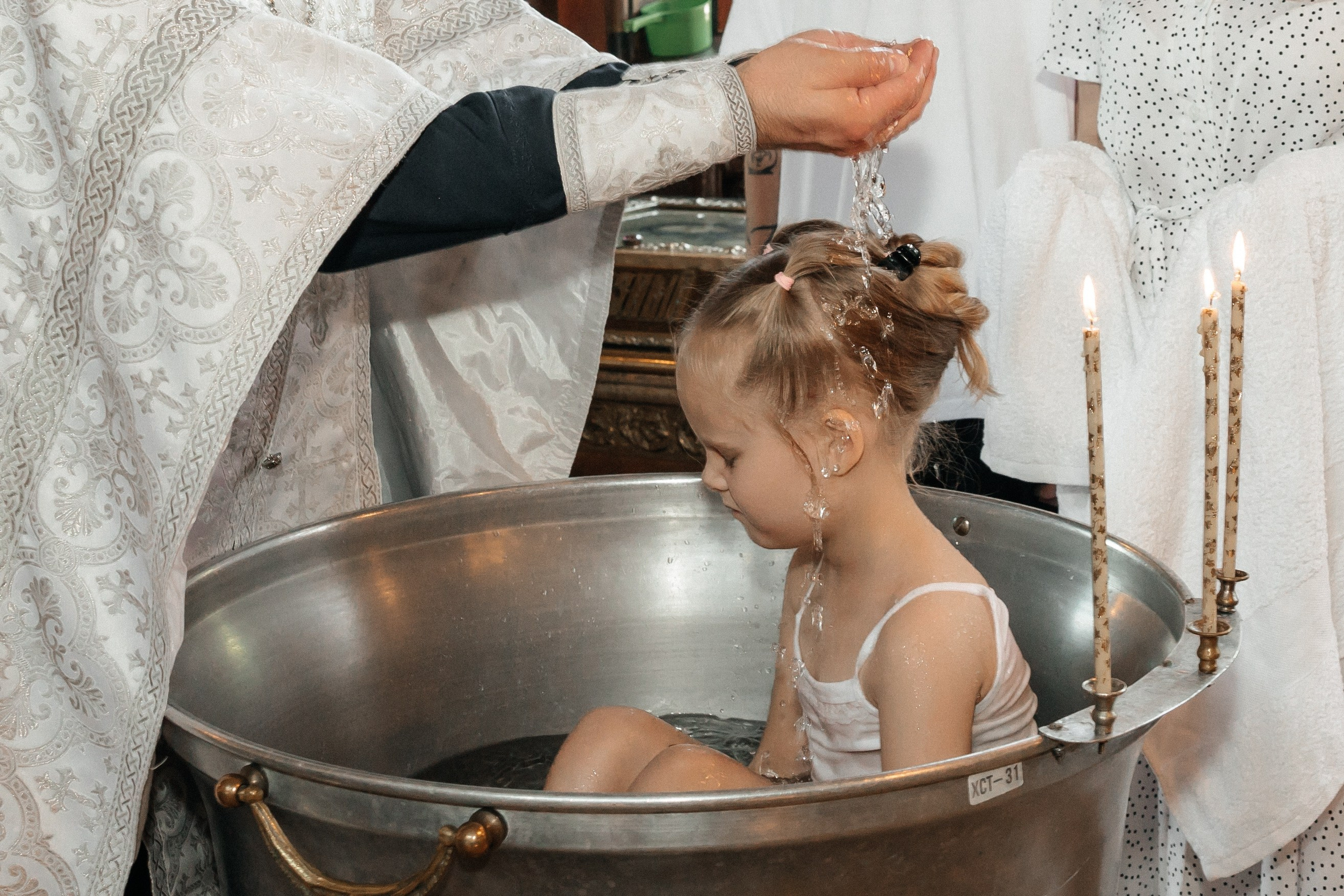 Крещение София и Сережа. Фотограф Краснодар