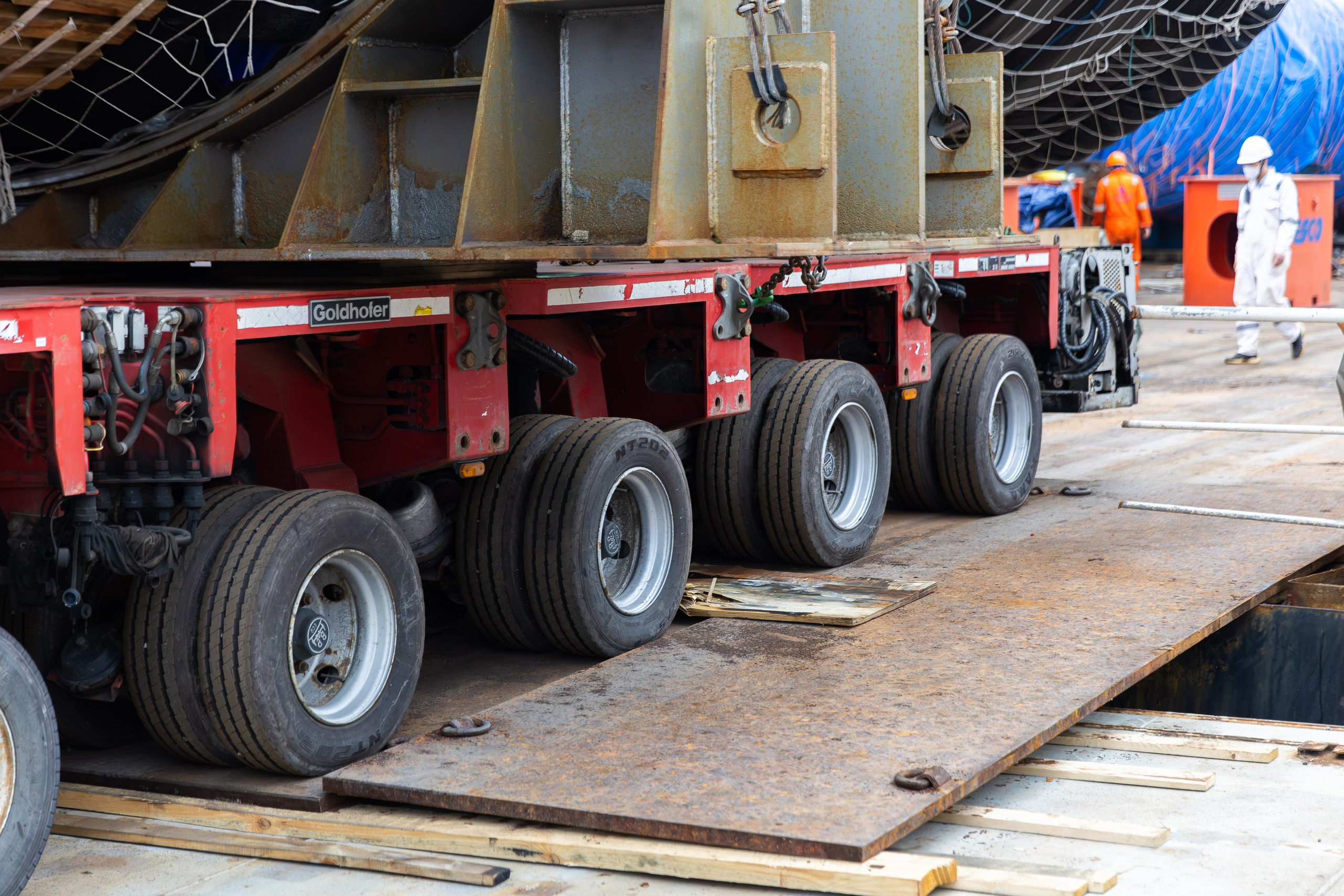 Разгрузка в порту. Снимаю съемки