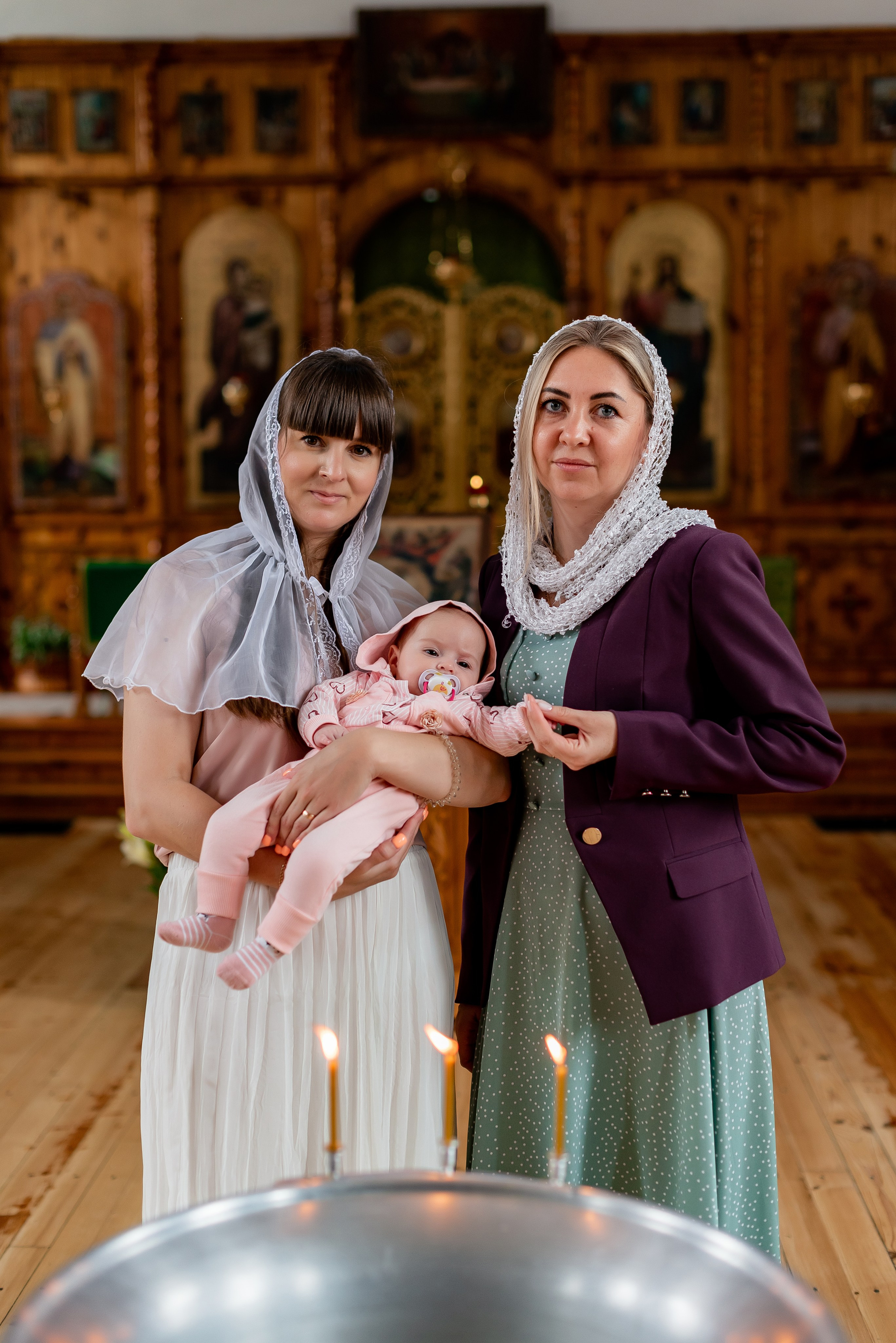 Крещение Ксении. Фотограф Татьяна Иванчикова