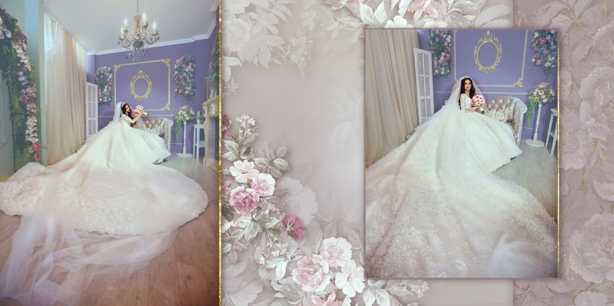 Свадебная фотокнига. Фотограф Кирсанова Наталия. Фотохудожник Наталия Кирсанова