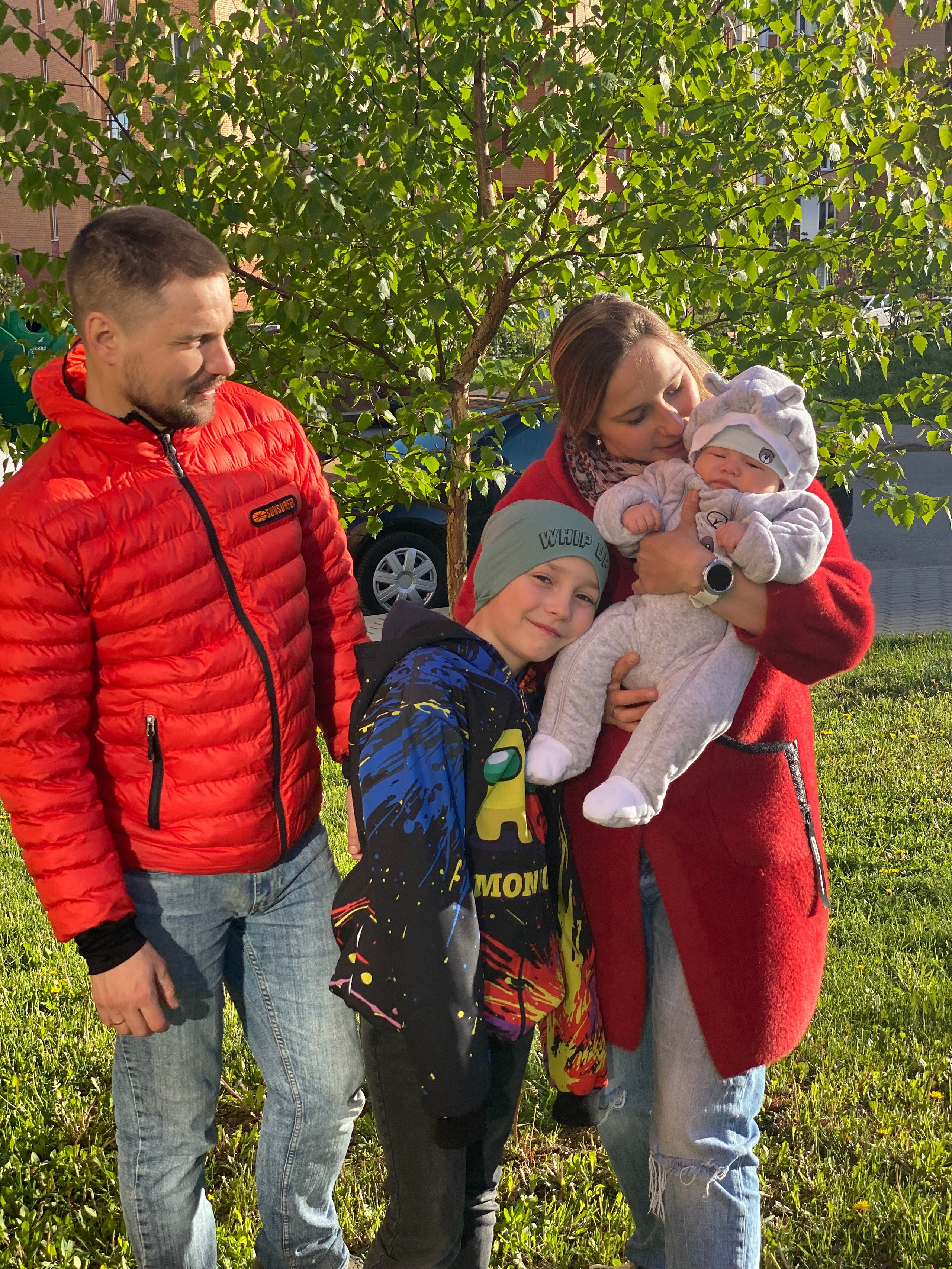 Анастасия, Илья, Арсений и Савелий. Фотограф новорожденных, семейный фотограф в Одинцово Ольга Генералова