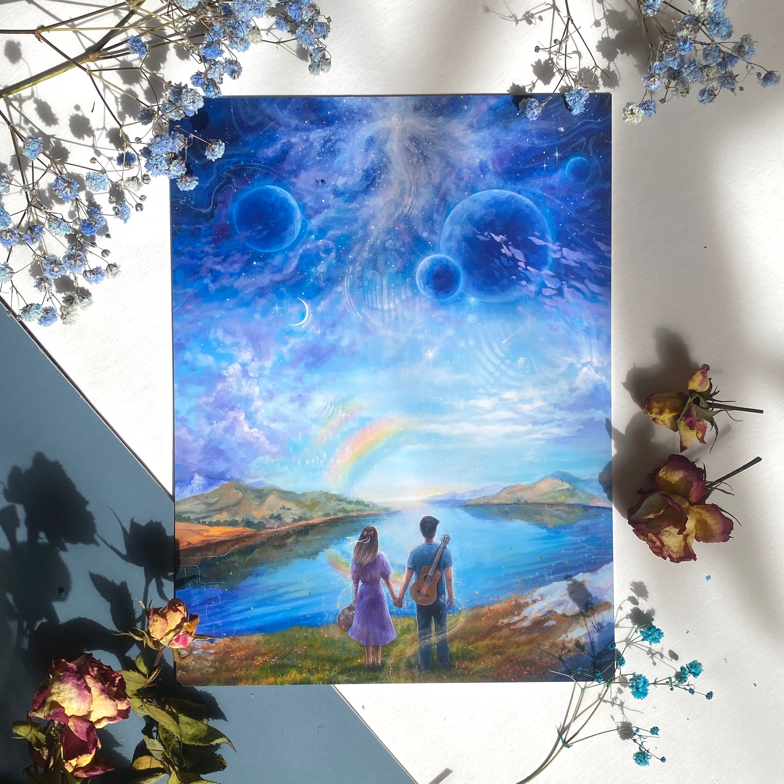 Картина где изображены влюбленные