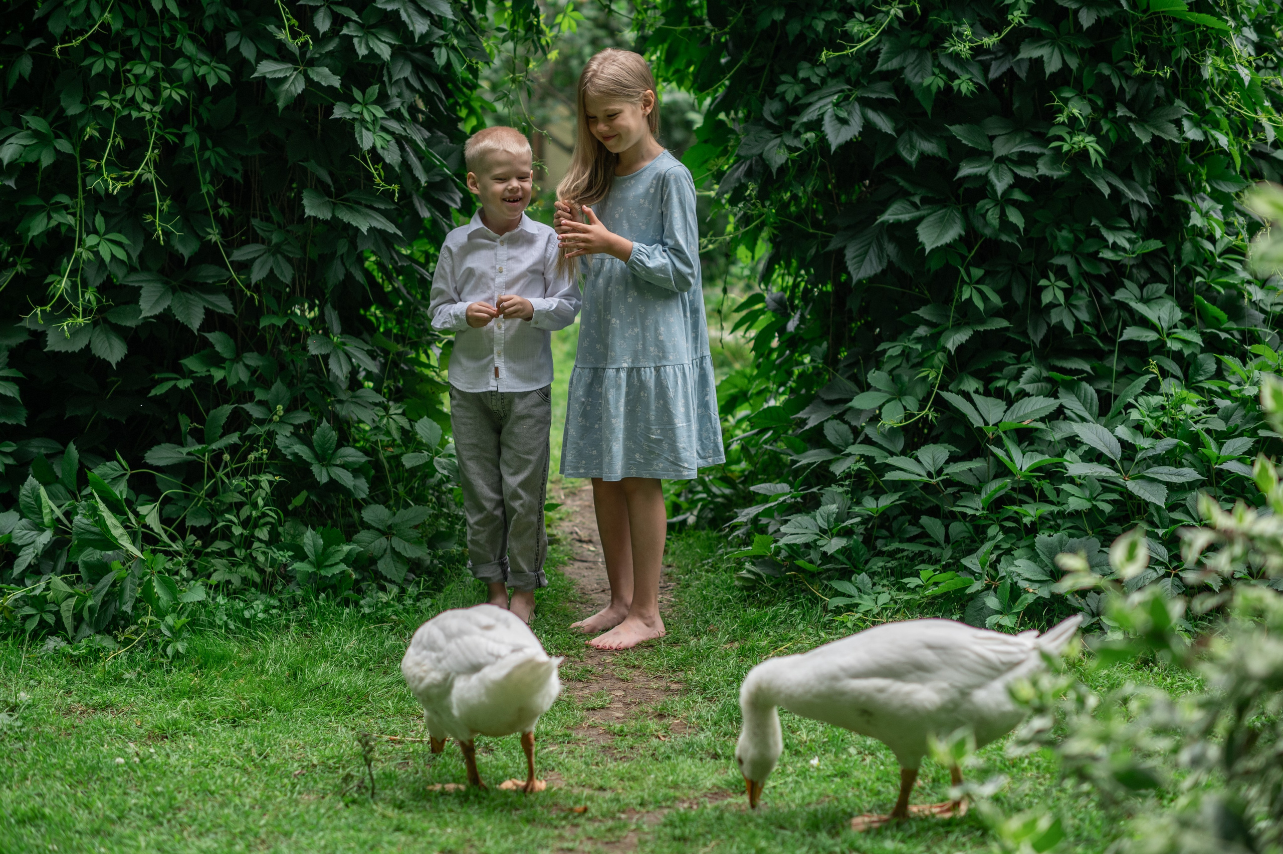 В САДУ. Семейный фотограф Екатеринбург Лора Мур