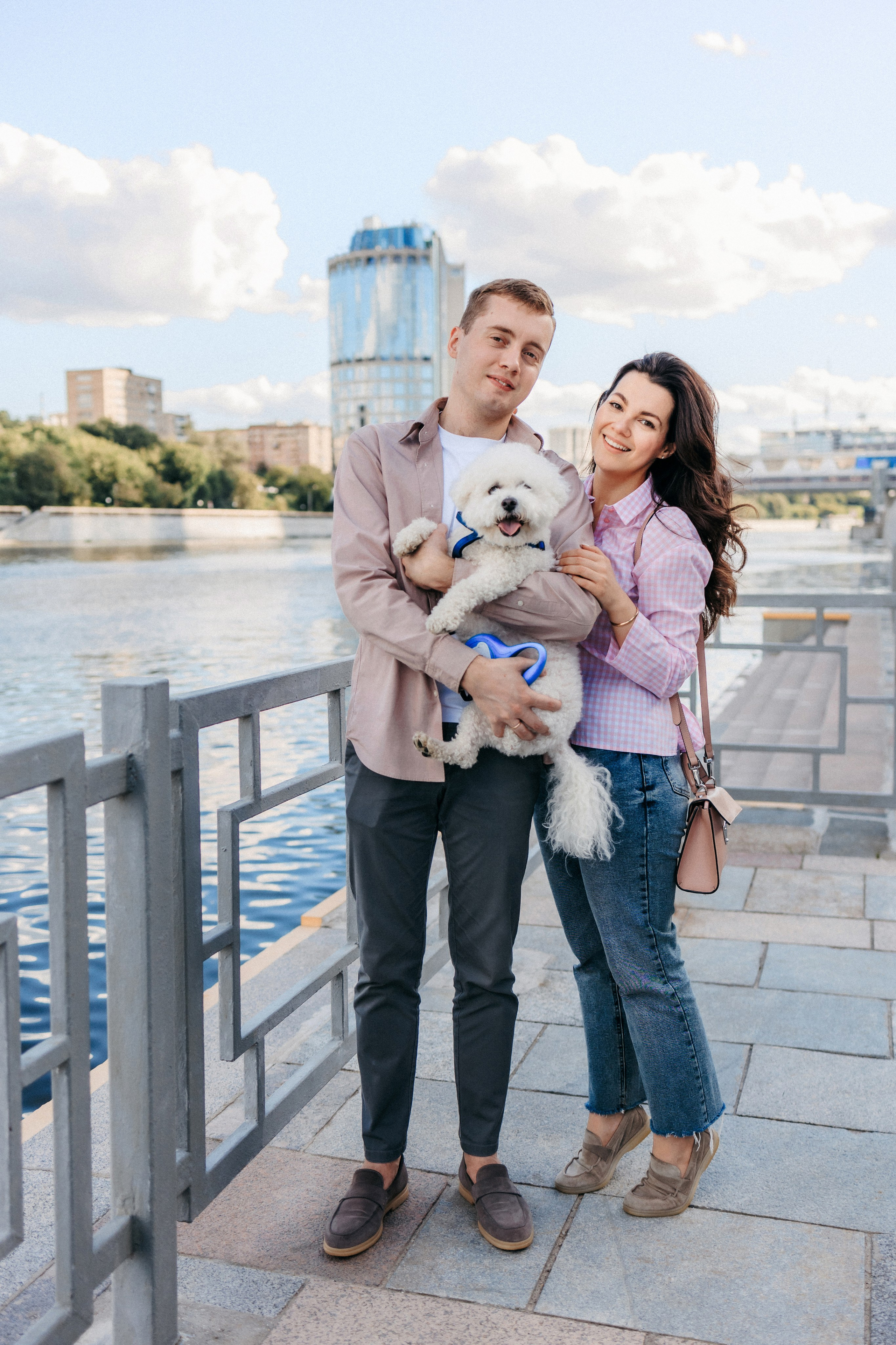 Марина, Данил и Бруно. Фотограф-анималист Елена Радченко, Москва