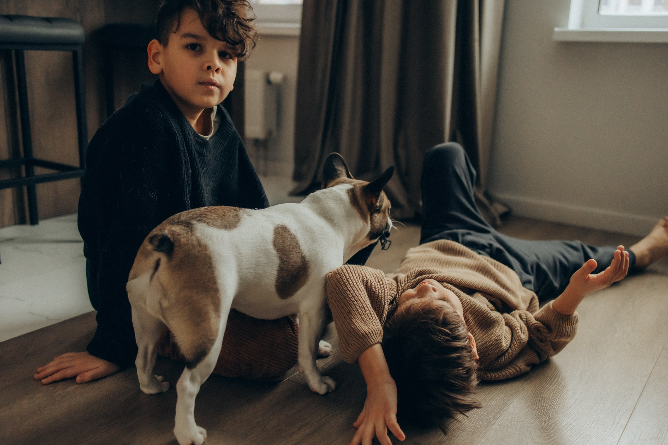 Руслан, Тимур и Луна. Семейный фотограф Москва