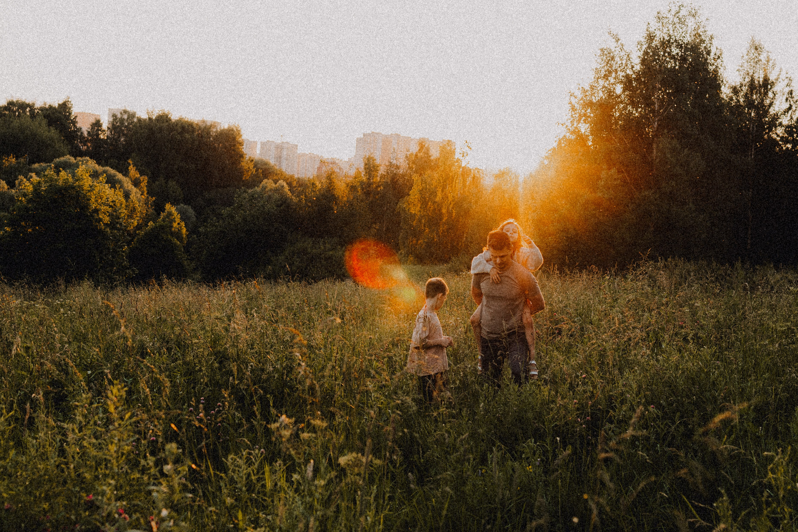 Илья, Катя, Ваня и Соня. Семейный фотограф Москва