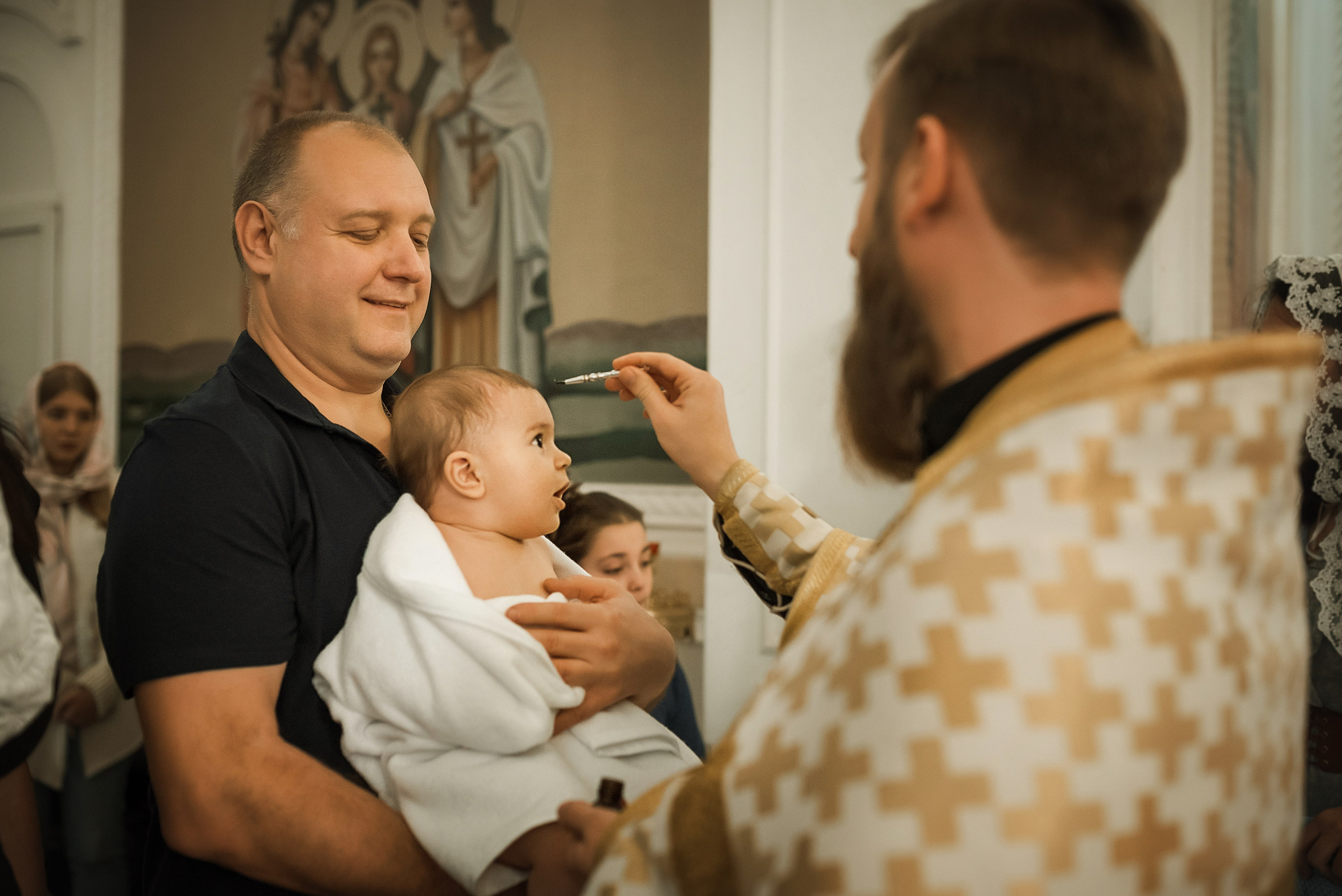 Крещение Семёна _ Храм святой вмч. Екатерины. Семейный фотограф в Ростове-на-Дону Татьяна Литвинова