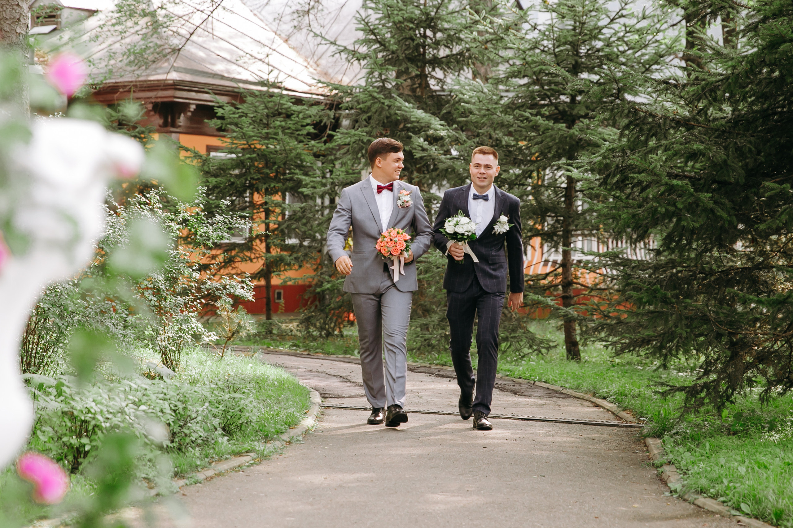 2 пары. Близняшки. Хабаровск. Август. Свадебный фотограф в Хабаровске