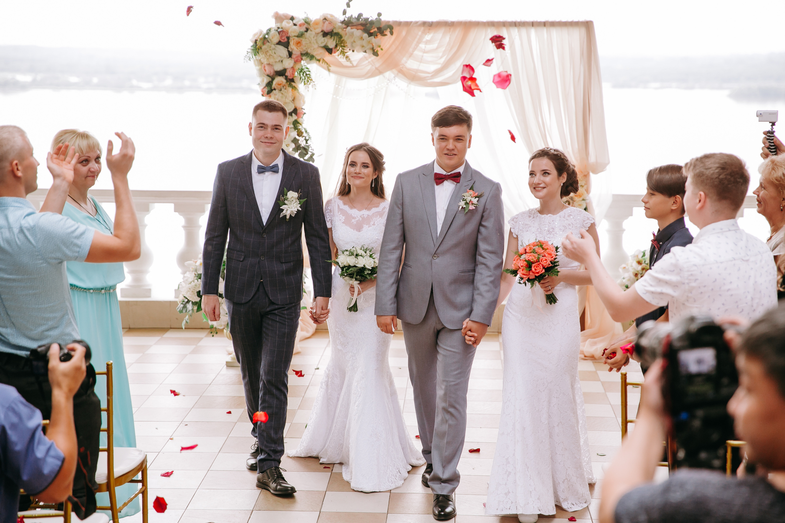 2 пары. Близняшки. Хабаровск. Август. Свадебный фотограф в Хабаровске