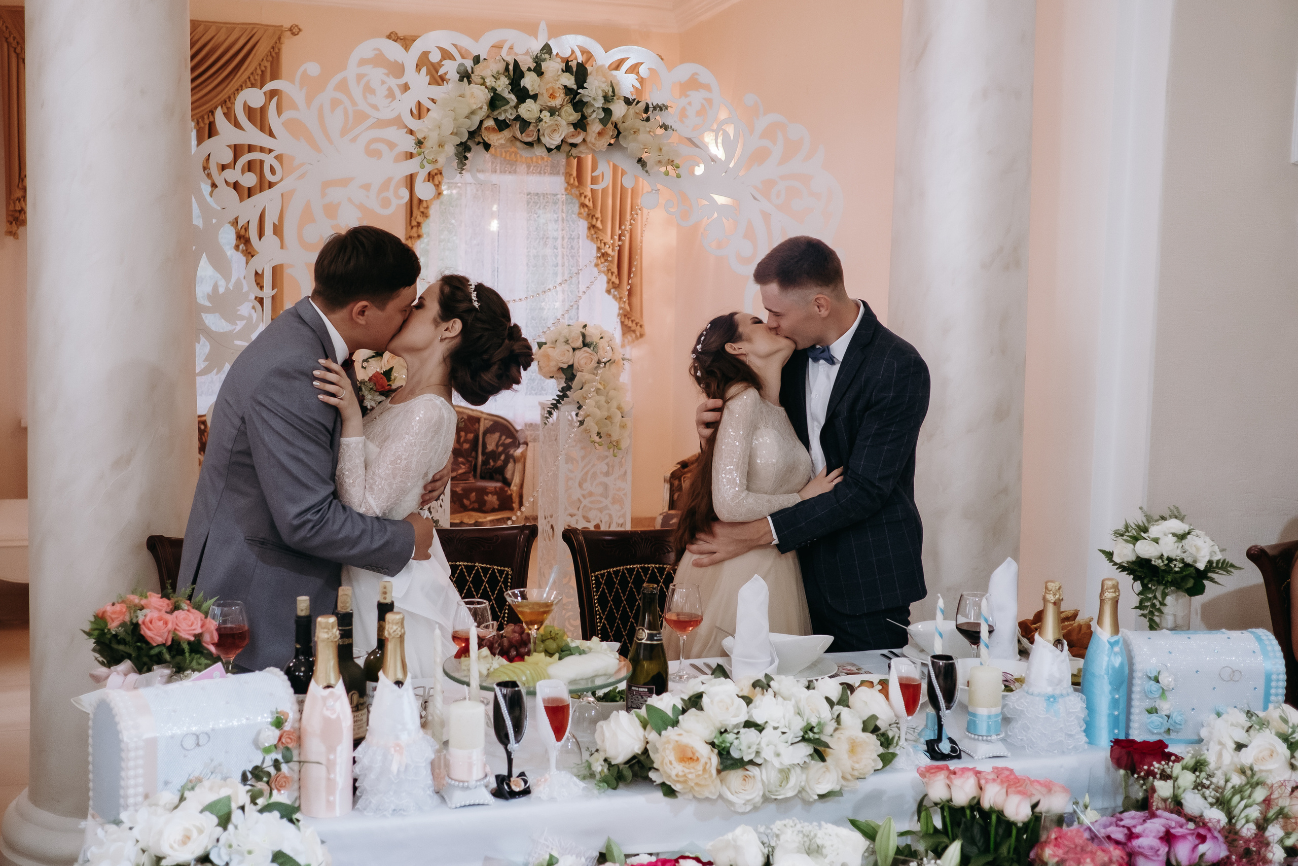 2 пары. Близняшки. Хабаровск. Август. Свадебный фотограф в Хабаровске