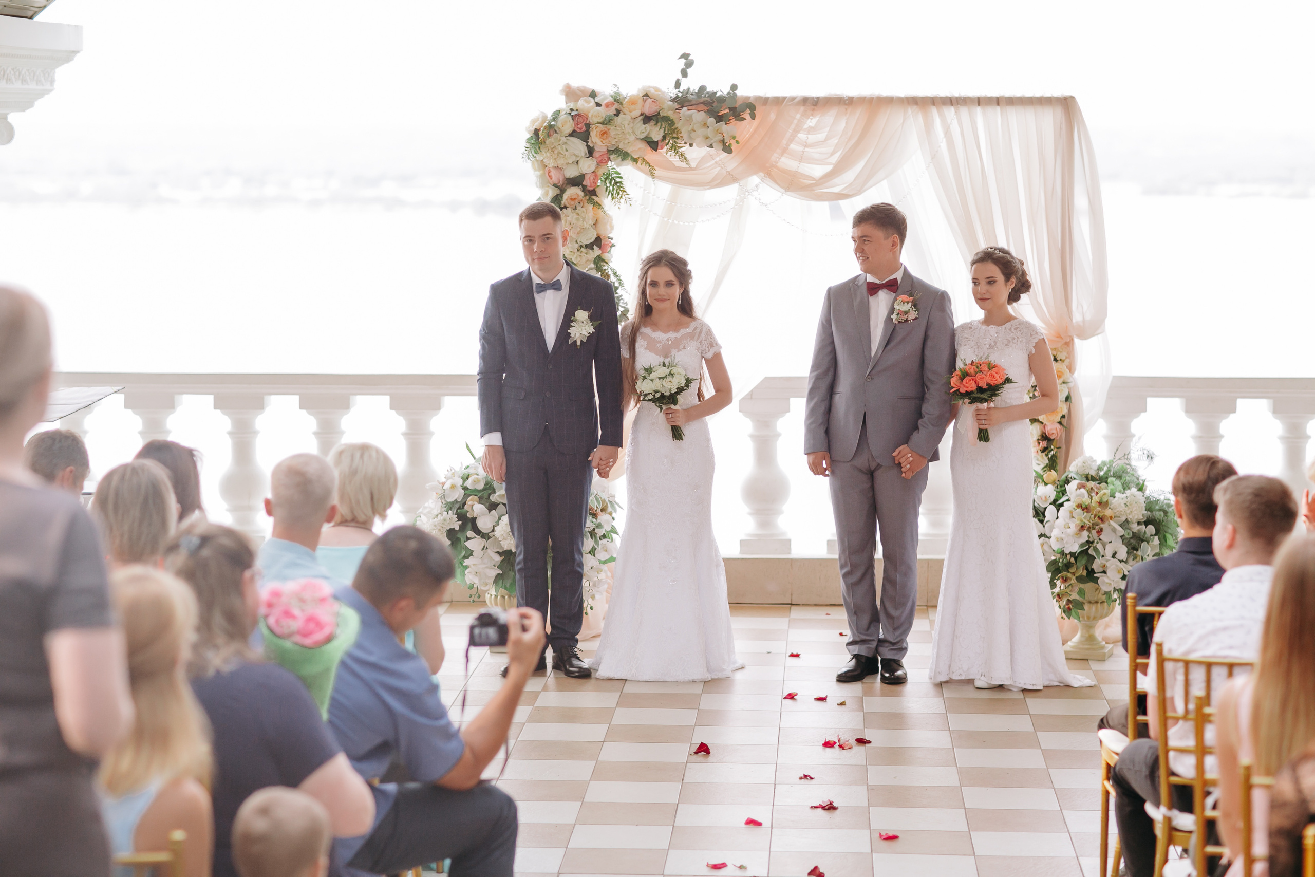 2 пары. Близняшки. Хабаровск. Август. Свадебный фотограф в Хабаровске