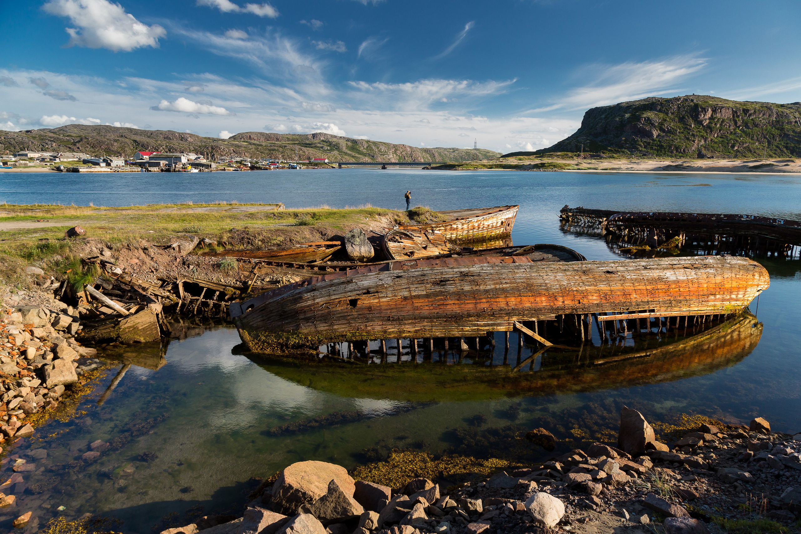 Териберка. Пейзажи Крайнего Севера. Баренцево море, Рыбачий, Средний, Немецкий