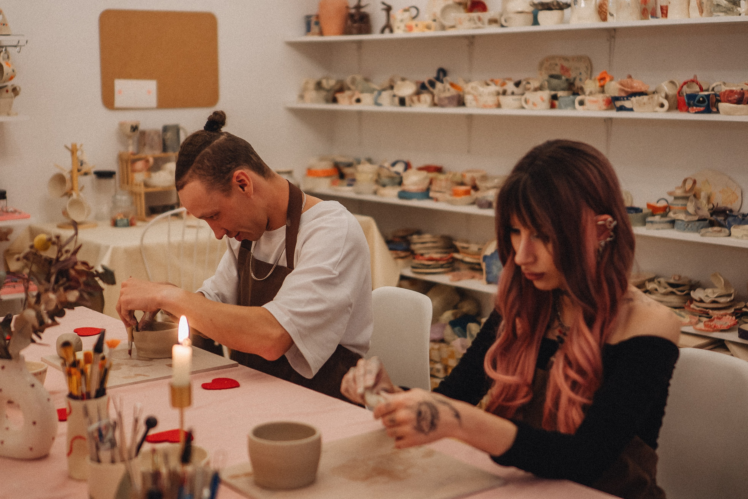 СВИДАНИЕ В ГОНЧАРНОЙ МАСТЕРСКОЙ. Профессиональный фотограф, Санкт-Петербург — Виктория Богомолова