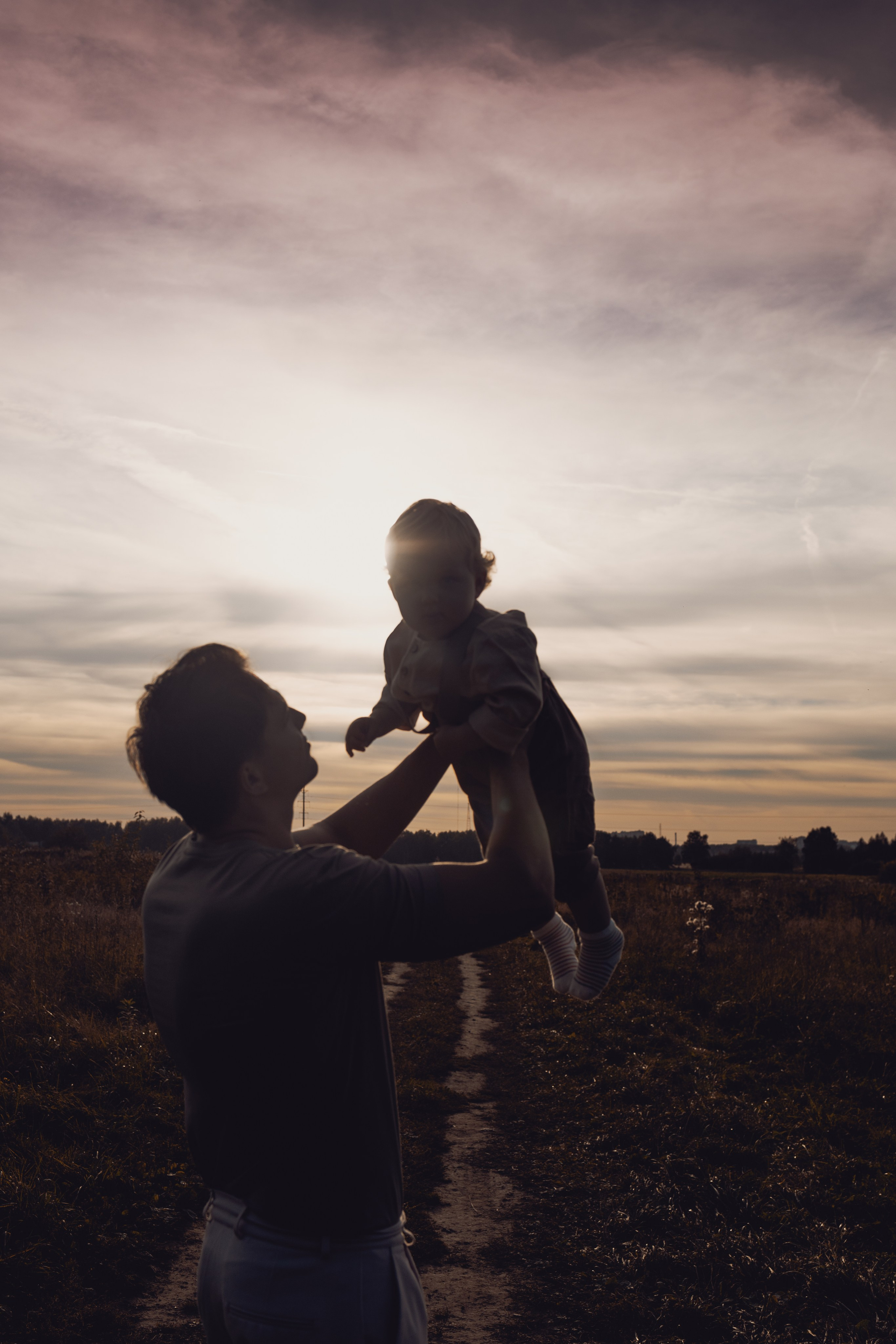 Прогулка на закате. Колесникова Татьяна. Фотограф новорожденных Щёлково, Москва, Королев