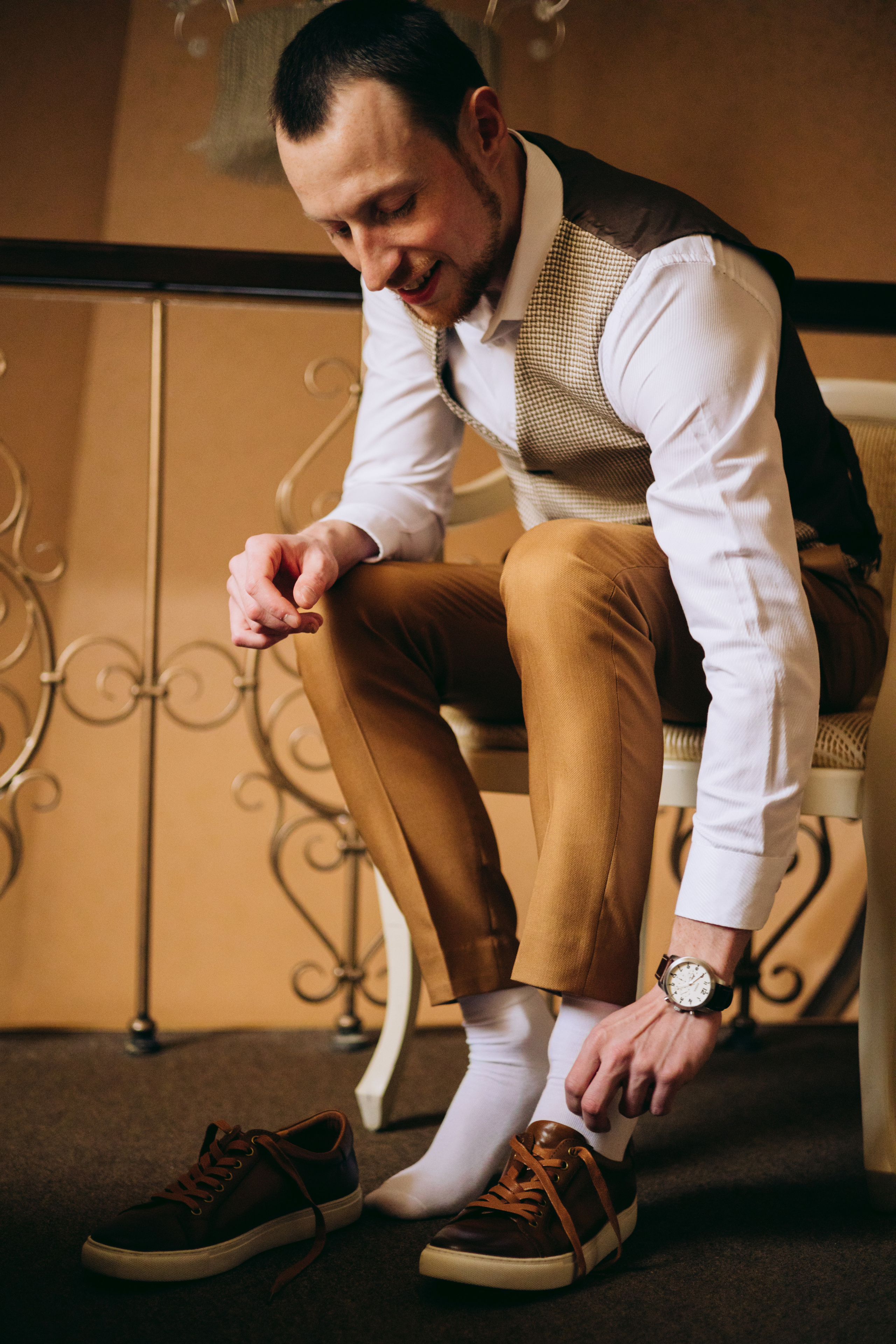 Утро жениха. Фотограф Екатерина Разинкова