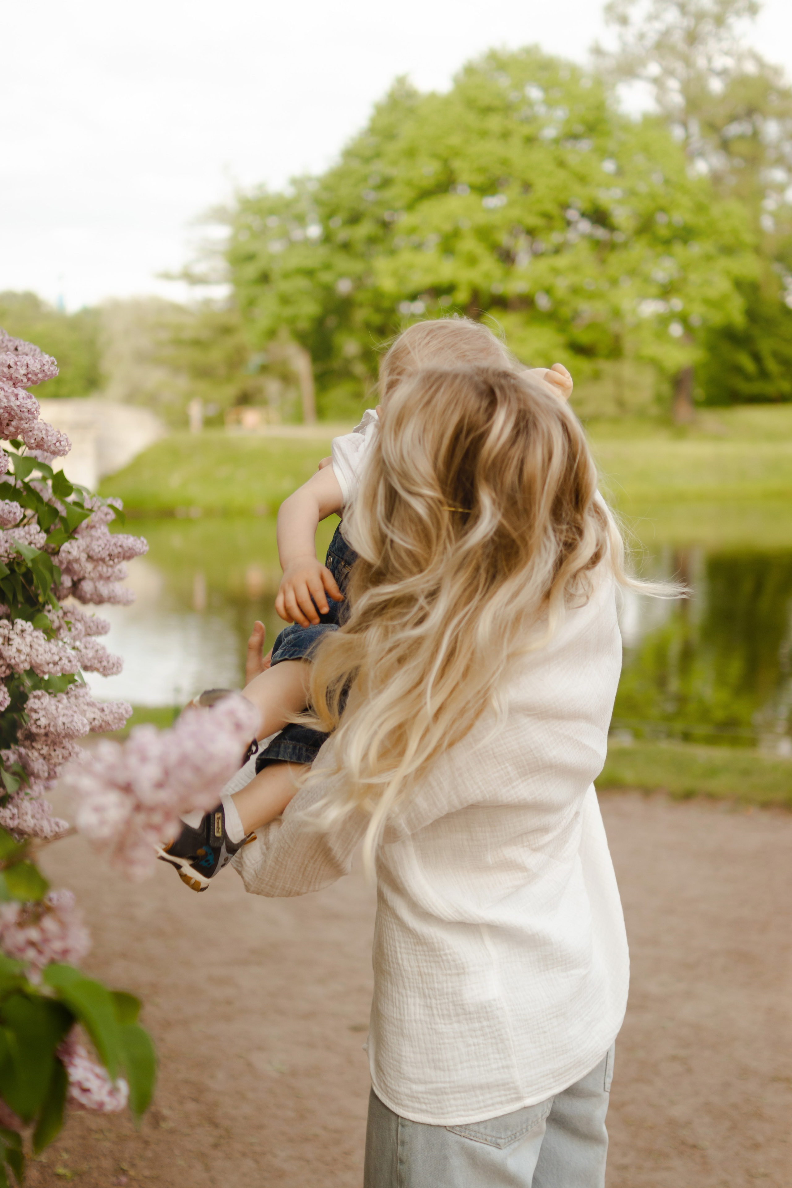 Аня с сыном Сашей