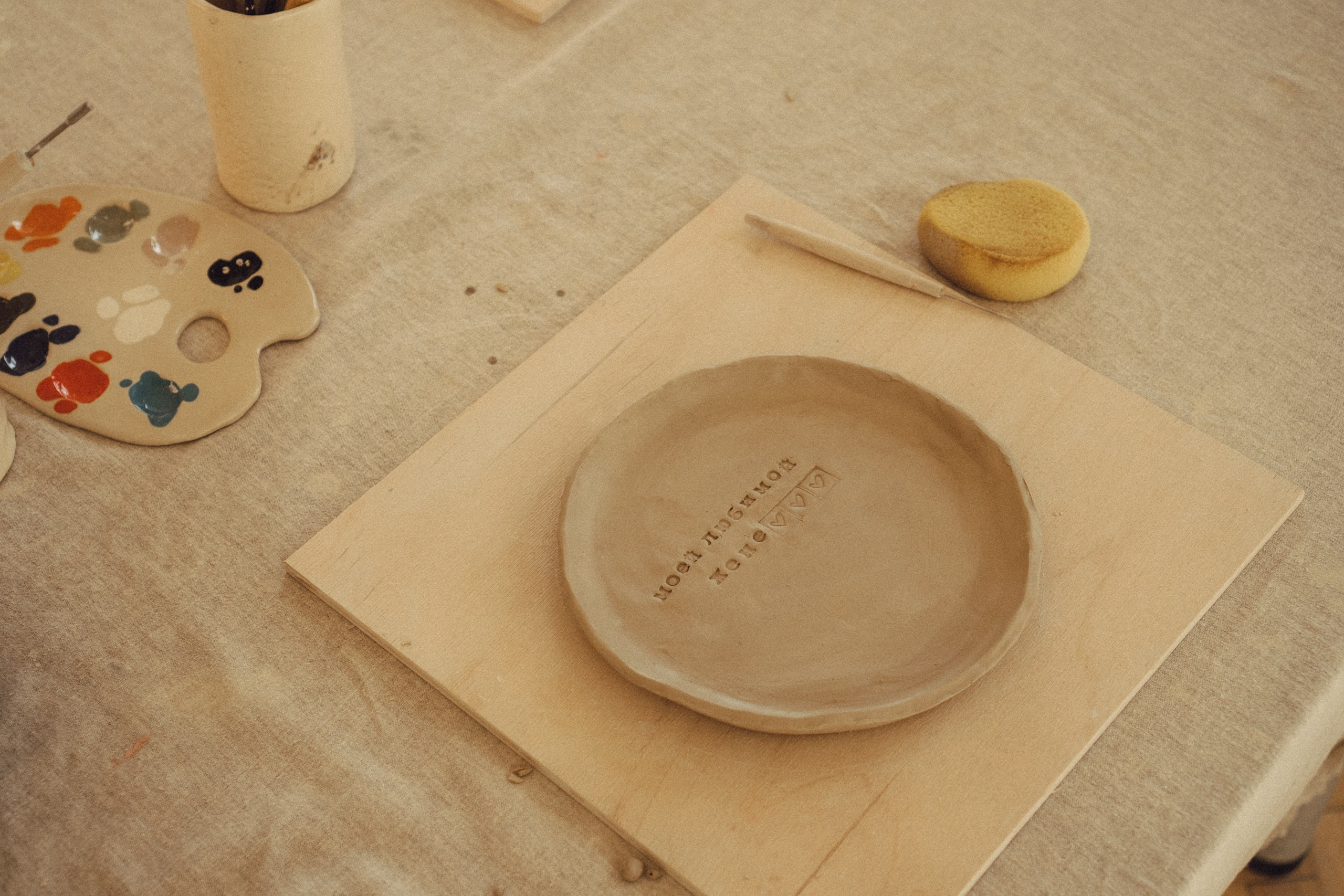 Любовь в студии лепки. Профессиональный фотограф, Санкт-Петербург — Виктория Богомолова