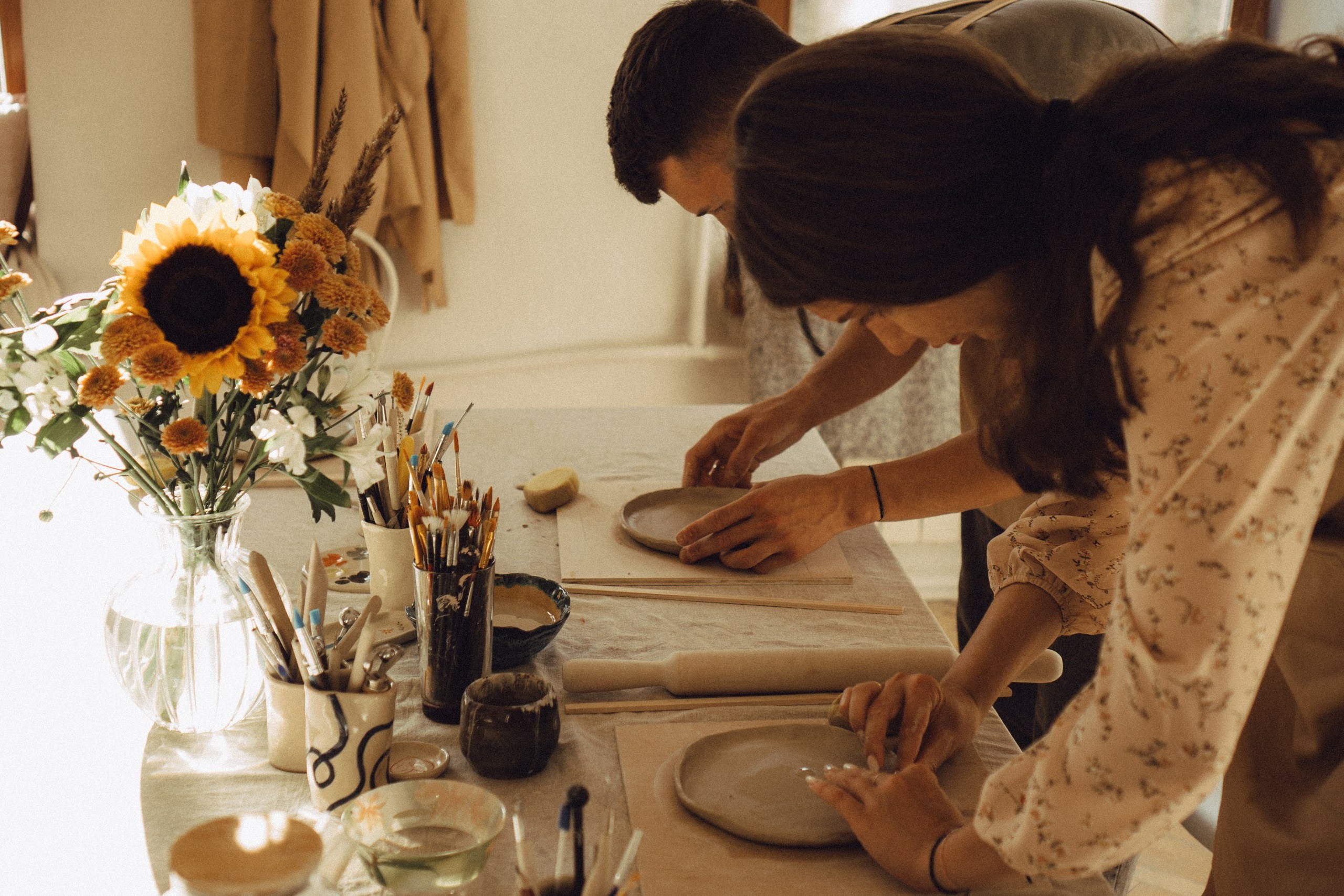Любовь в студии лепки. Профессиональный фотограф, Санкт-Петербург — Виктория Богомолова