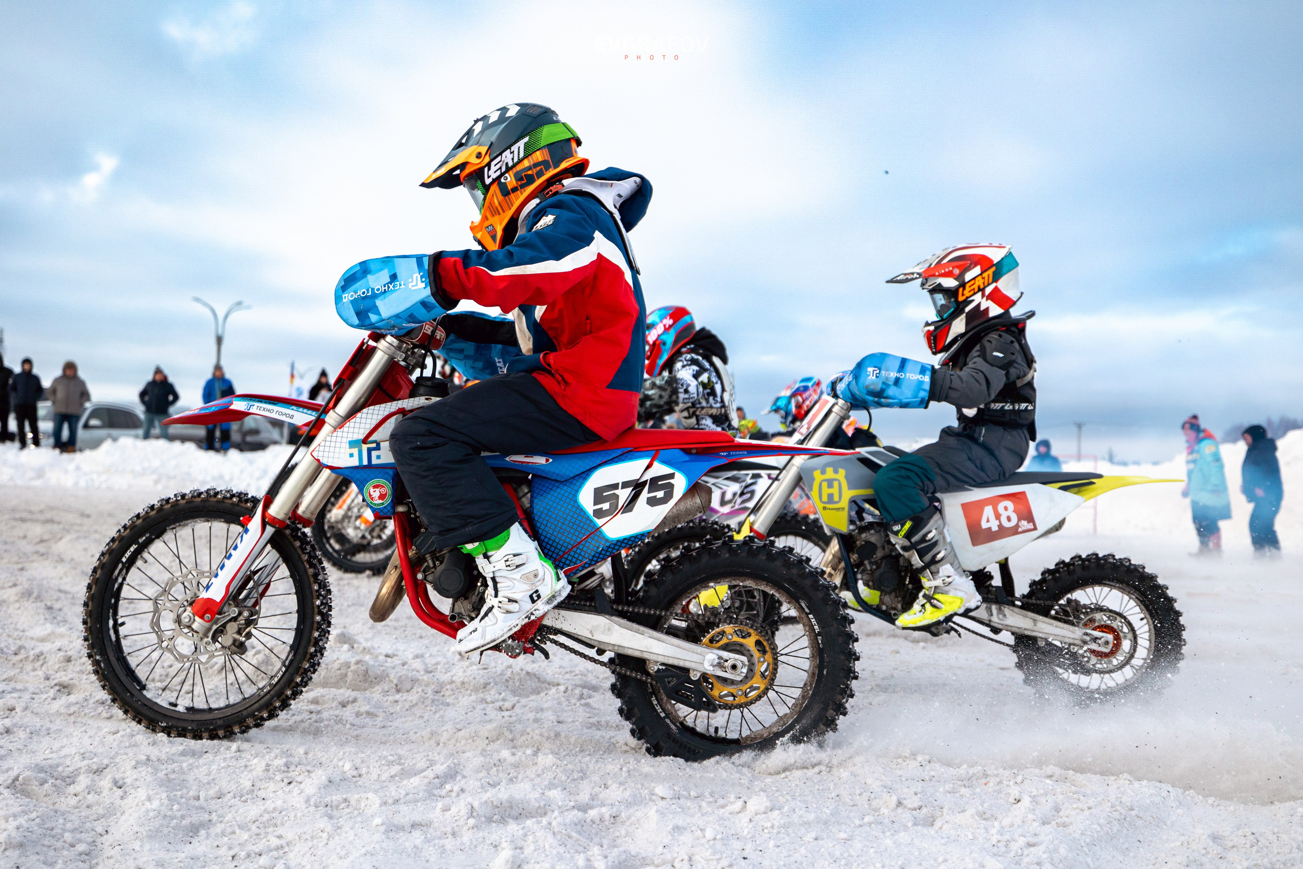 Открытый кубок Республики Татарстан по мотокроссу 3 этап. 4 февраля 2024 г. Фотограф Евграфов Александр