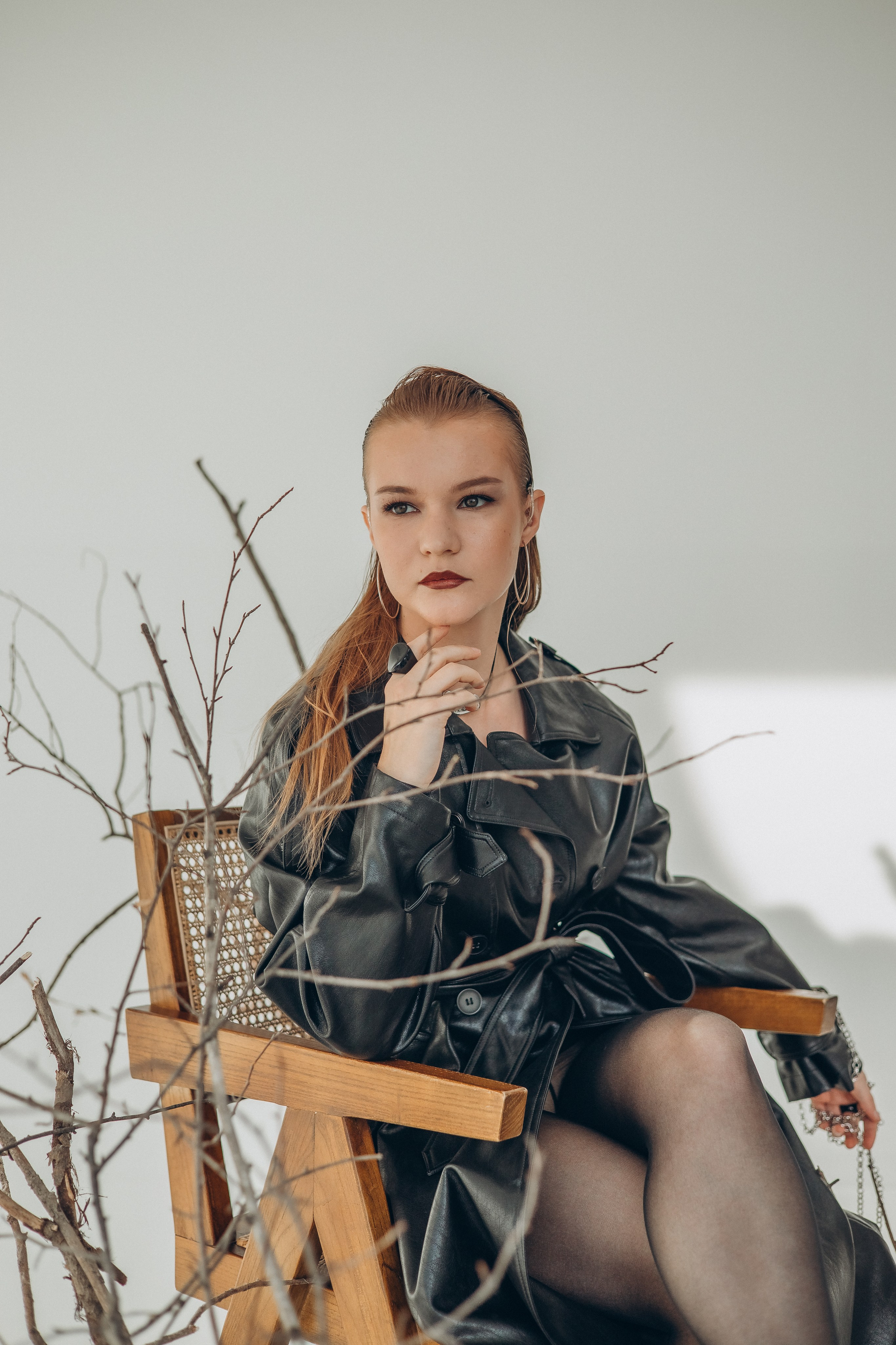 Осень в студии. Семейный, детский, женский фотограф в Новосибирске Оля Борисова