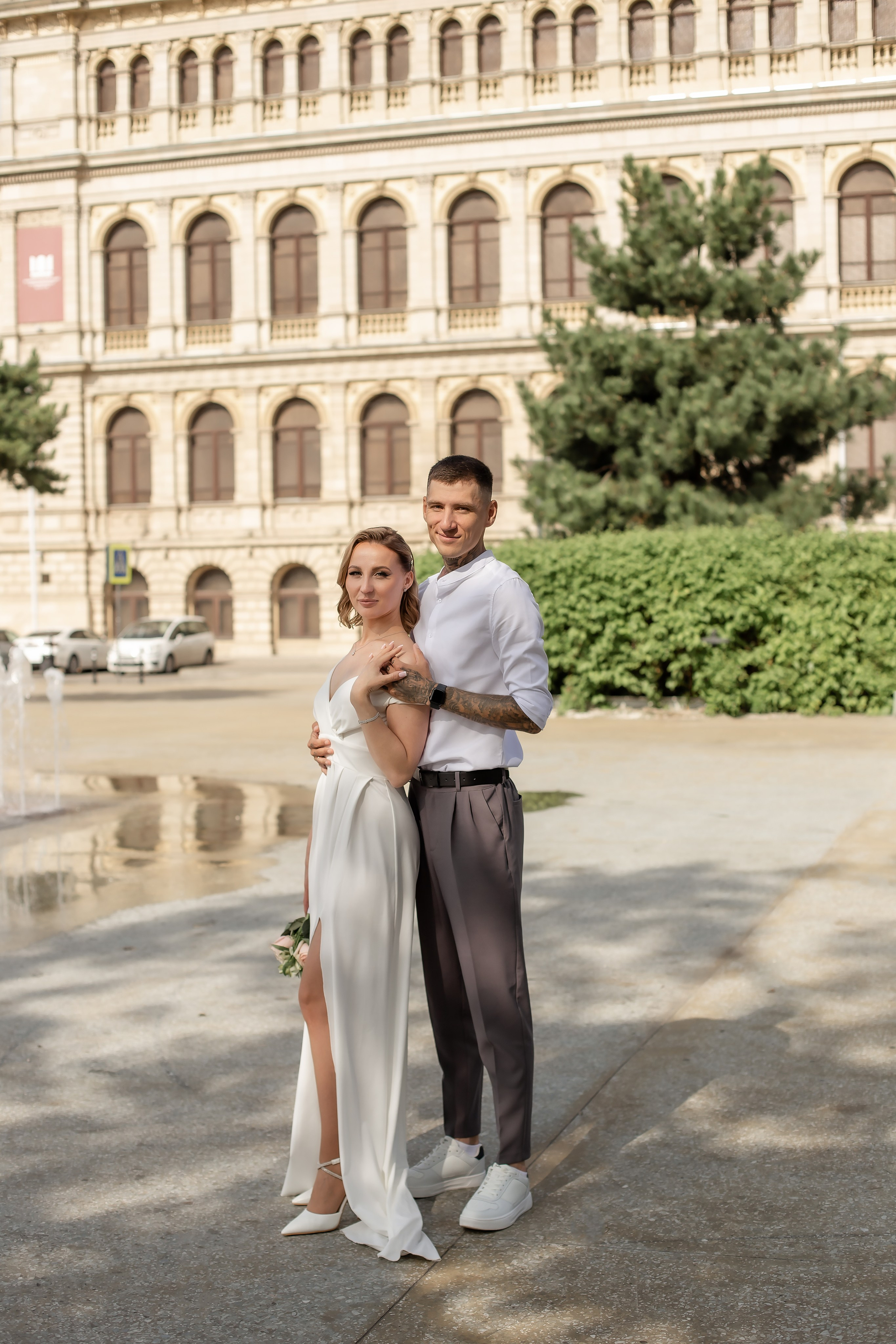 Саша и Вика. Биржевой сквер. Фотограф в Калининграде Решетникова Алина